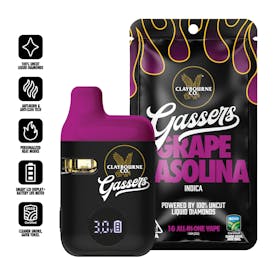 Grape Gasolina (1g) - Gassers All-In-One Liquid Diamonds Vape