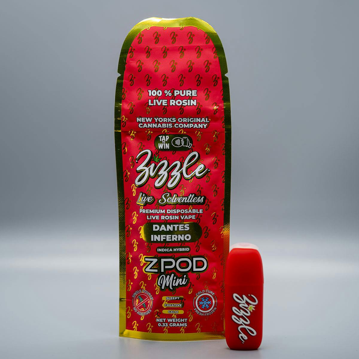 Dantes Inferno Live Rosin Mini