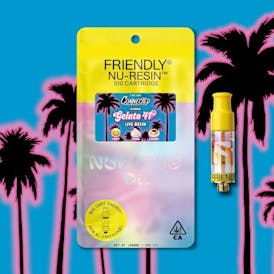 Friendly Brand x Connected - Gelato #41 1g Nucleus Live Resin 510 Cart