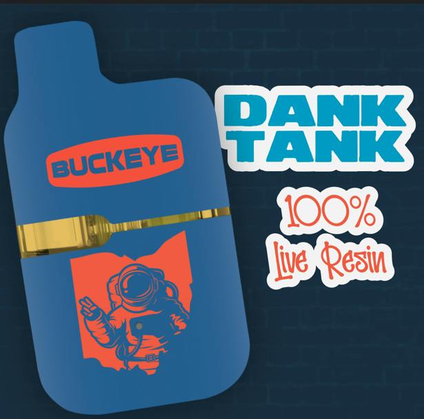 King's Mustache 100% Live Resin Dank Tank