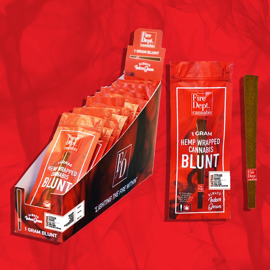 Fire Dept Cannabis - Dutch Treat (1g Blunt) : 32.30% // 26.75% // 0.12%