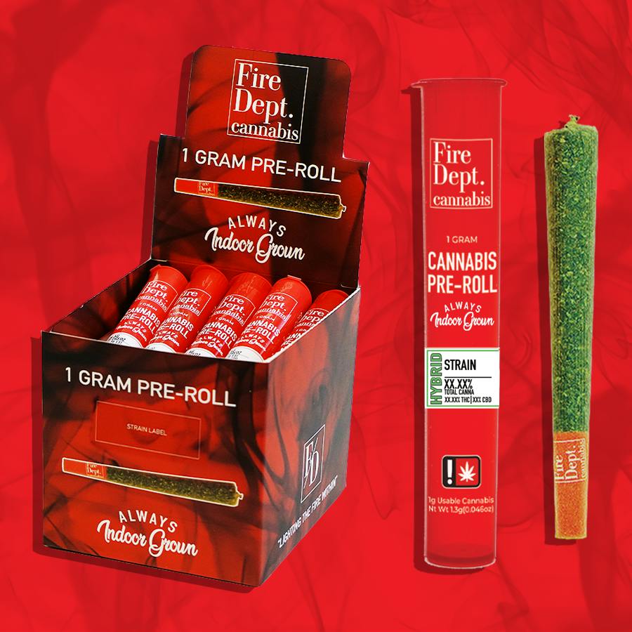 Fire Dept Cannabis - Pup Cup (1g Preroll) : 25.58% // 21.44% // 0.12%