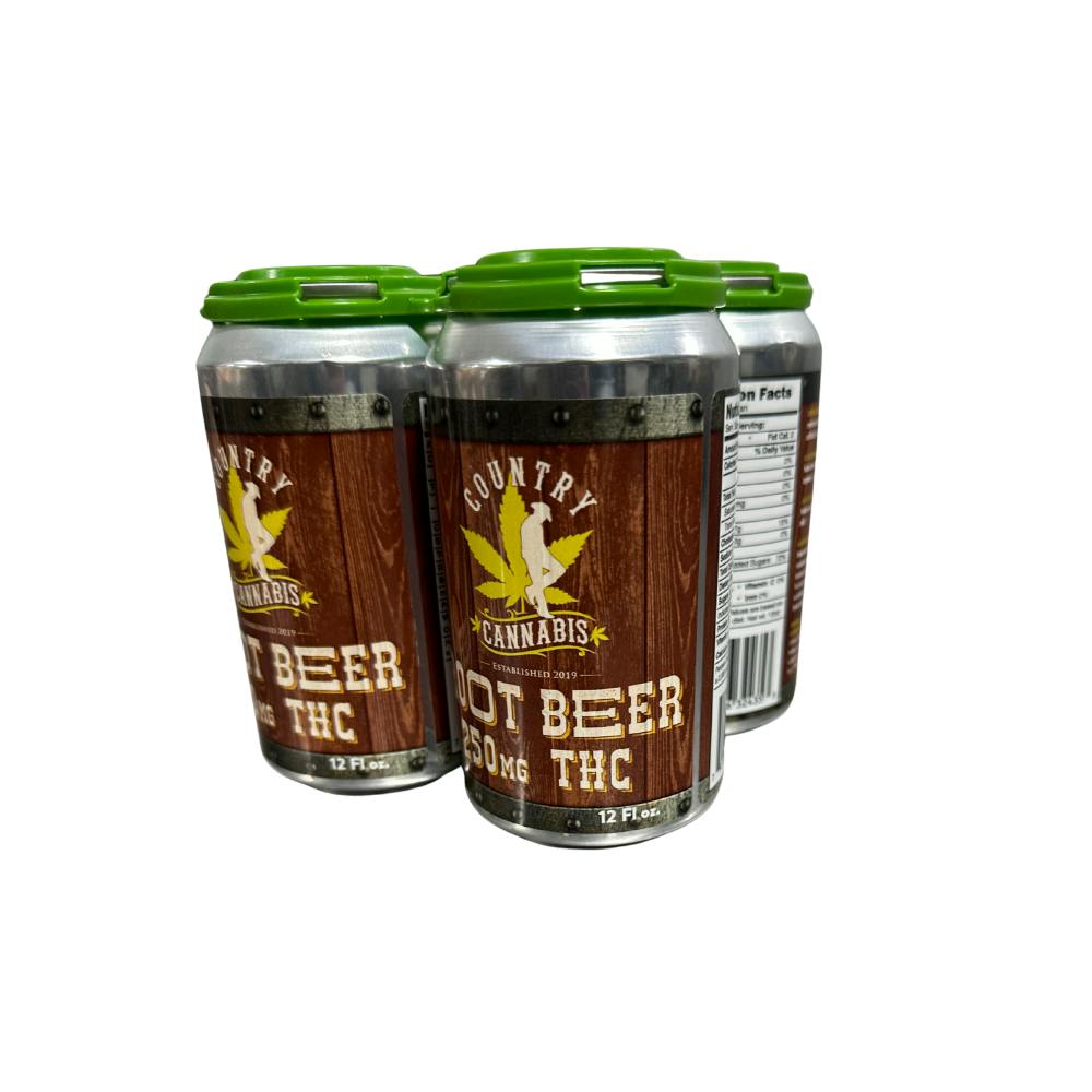 Root Beer 250MG | County Cannabis Soda Drink | 12oz