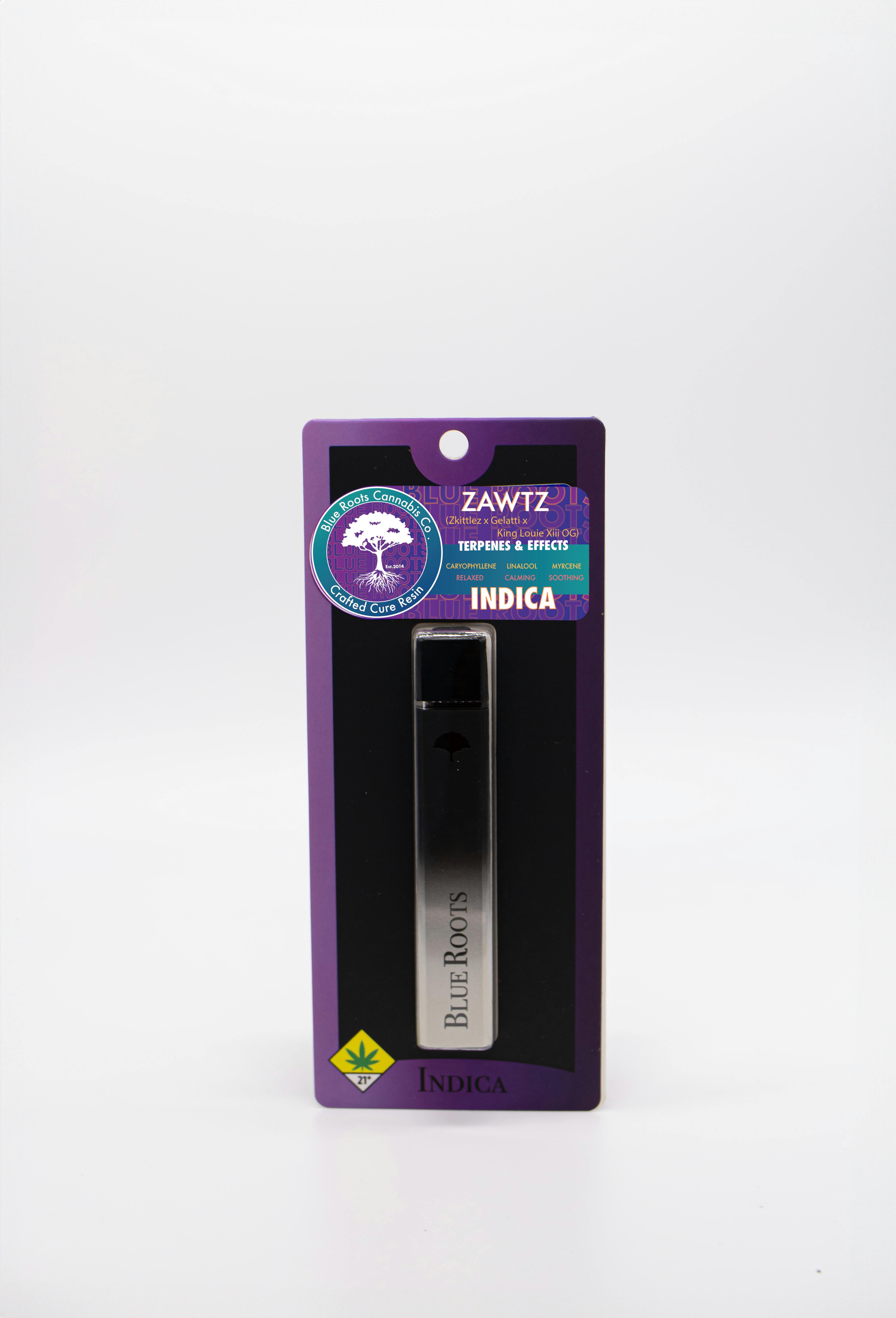 Blue Roots Cannabis Co. | Zawtz Disposable (Cure Resin) - Blue Roots ...