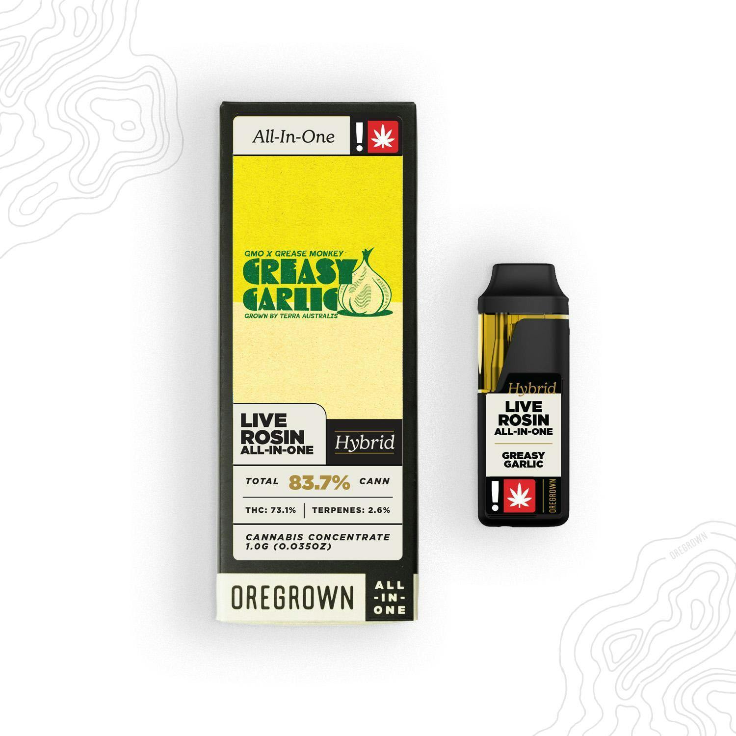 Oregrown - Greasy Garlic Live Rosin All-In-One