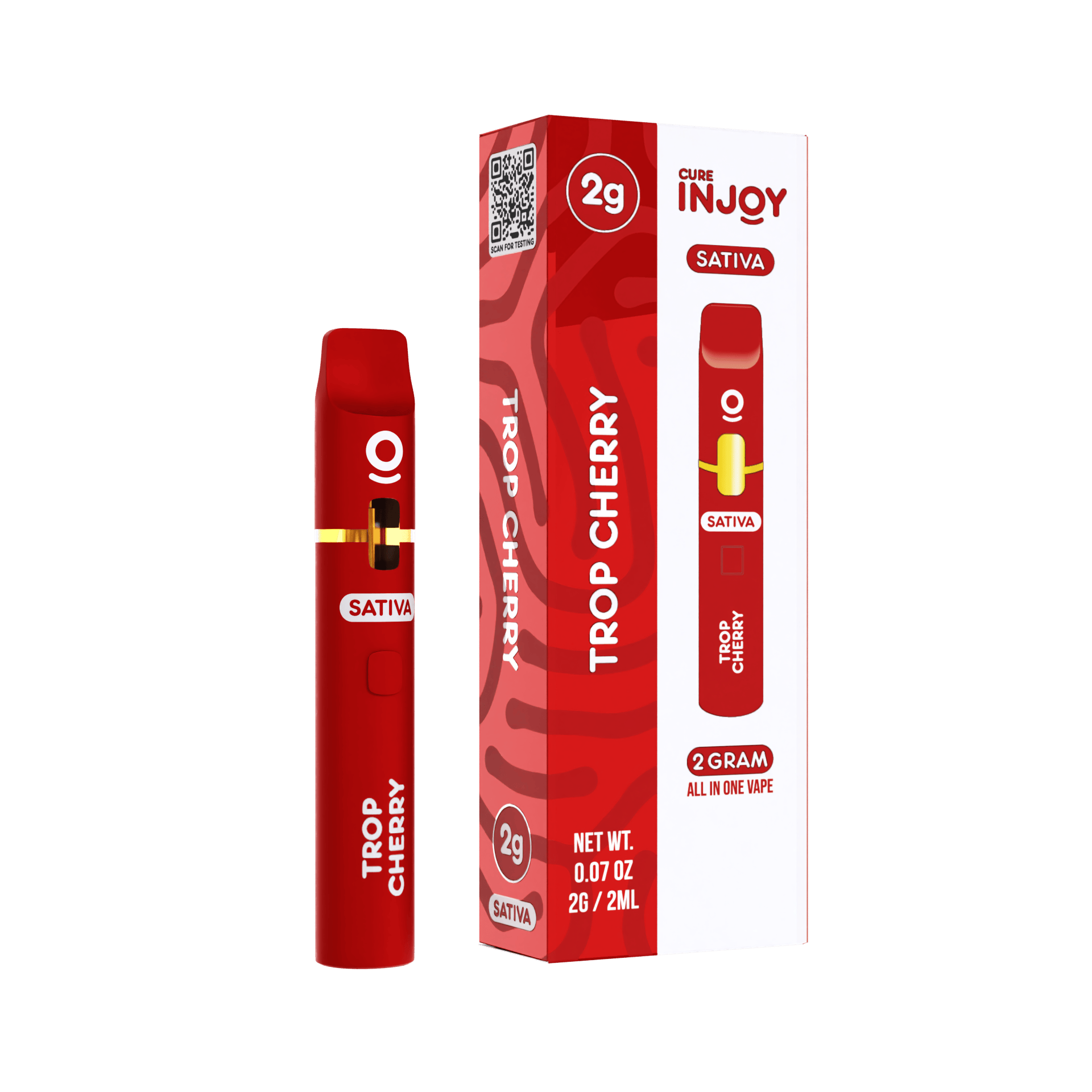 Cure Injoy 2G Trop Cherry - AIO (SATIVA) - Cure Injoy