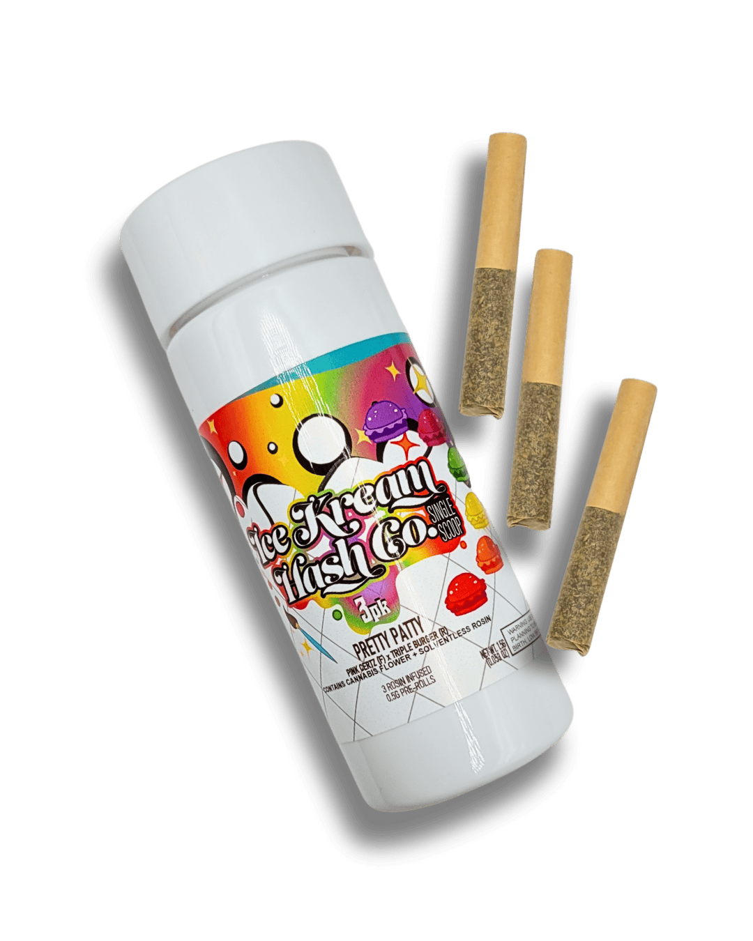 Pretty Patty | Rosin Infused Minis | 0.5g each | 3pk