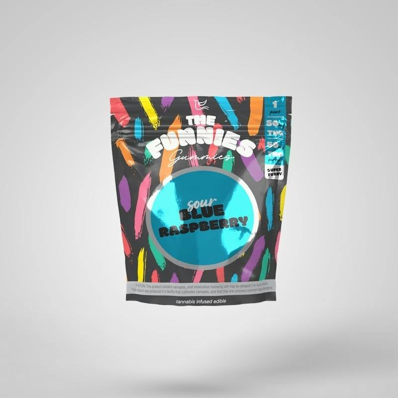 The Funnies - Sour Blue Raspberry 20pk 100mg