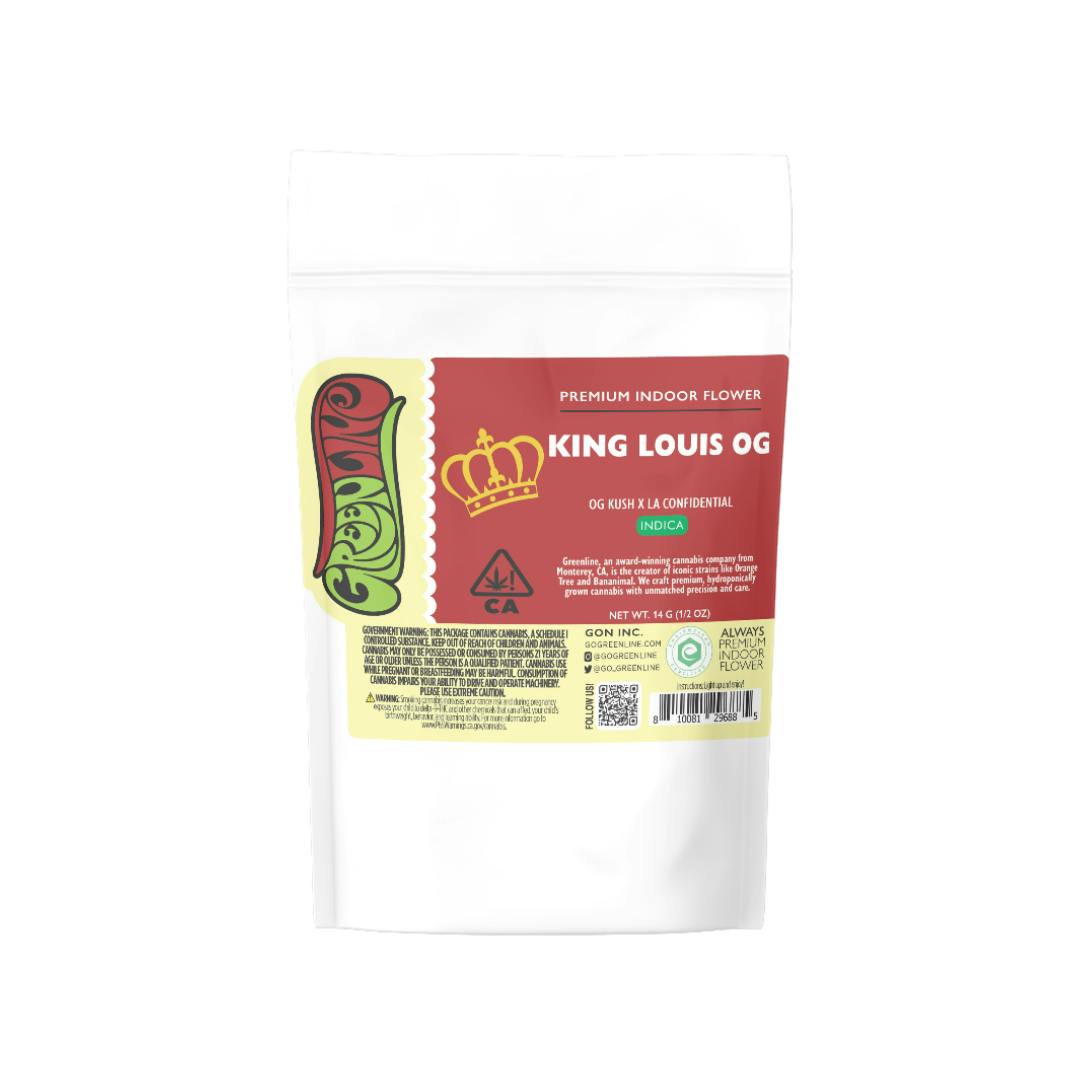 King Louis OG - 1/2 oz - Indoor - Indica - 14g by Greenline