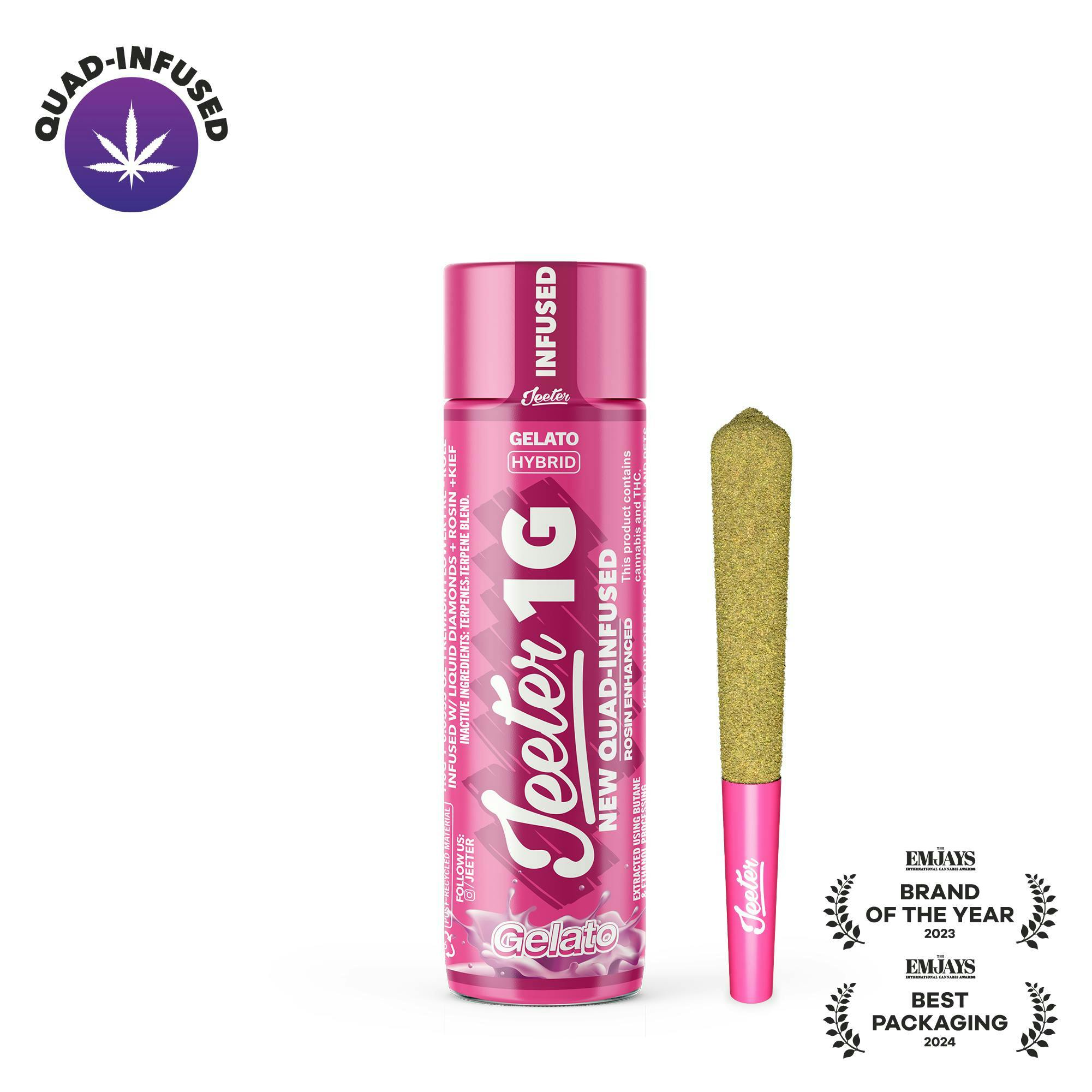 Jeeter | Gelato | Quad-Infused Joint | 1g by Jeeter