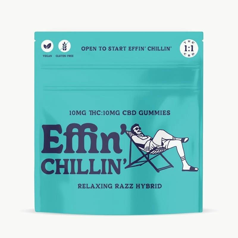 Effin' Chill Gummies | Relaxin' Razz | 1:1 10pk