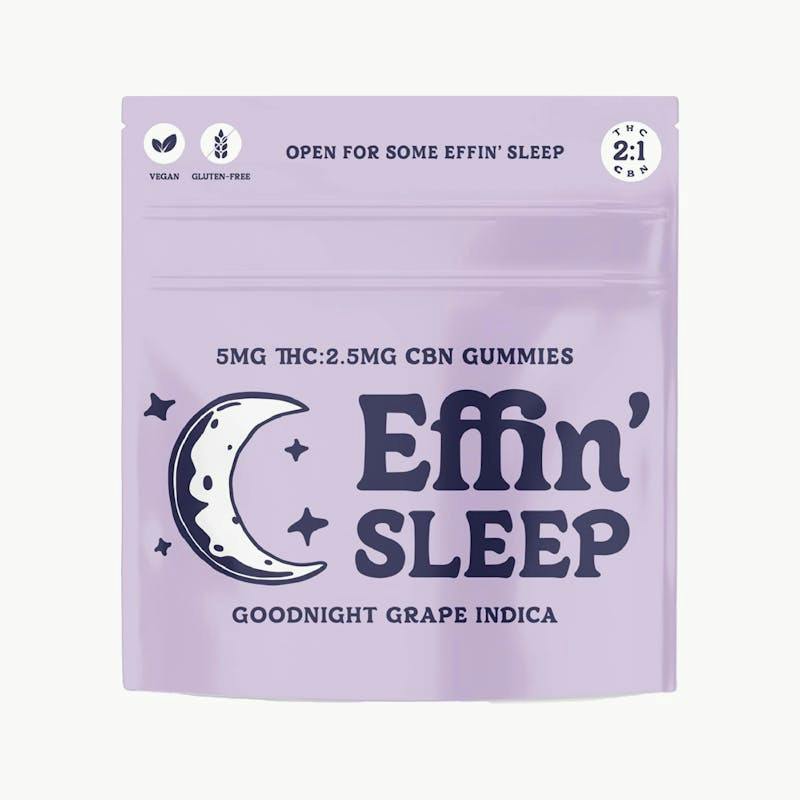 Effin' Sleep Gummies | Goodnight Grape | 2:1 20pk