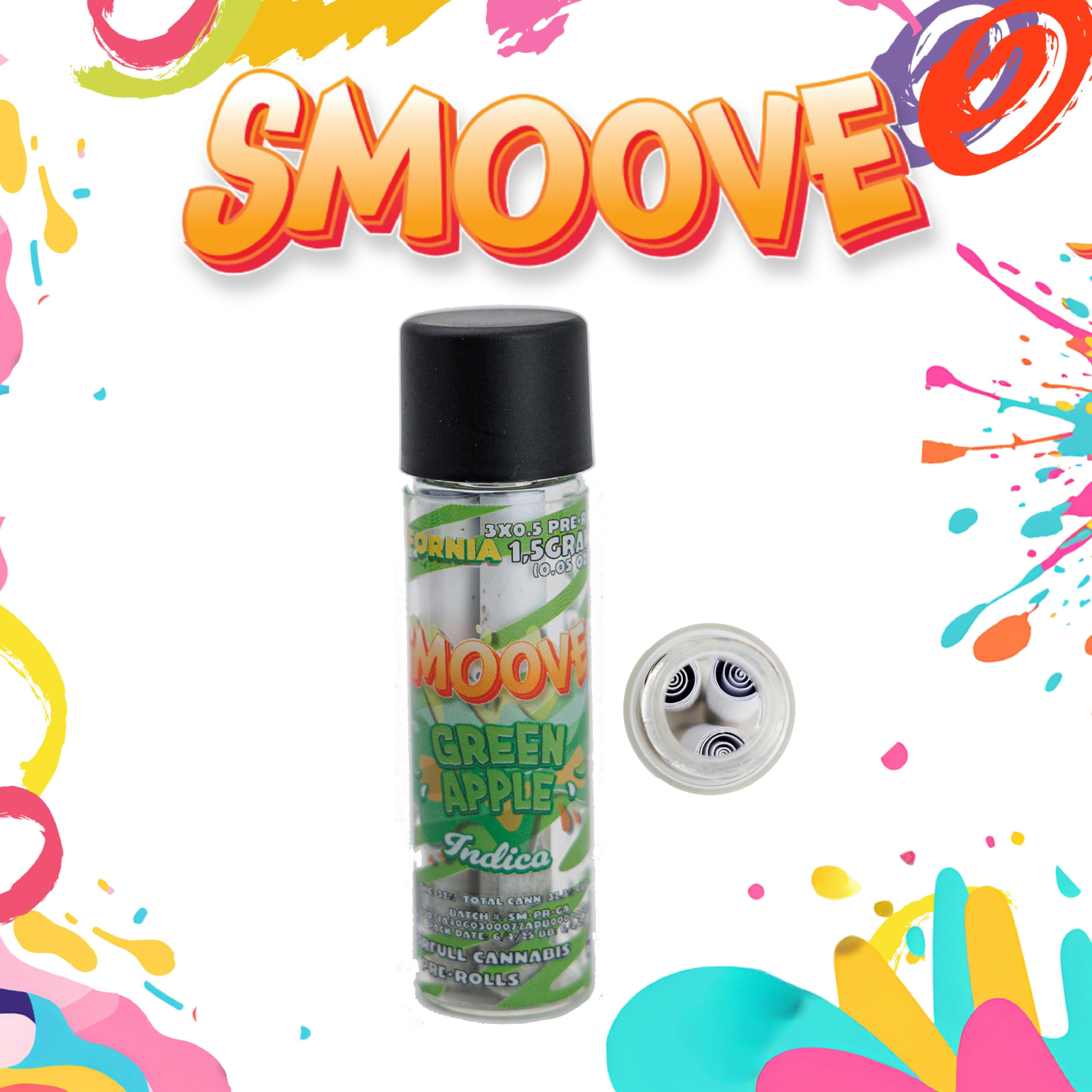 Smoove Pre Roll Green Apple 3 x 0.5 - 1.5 G