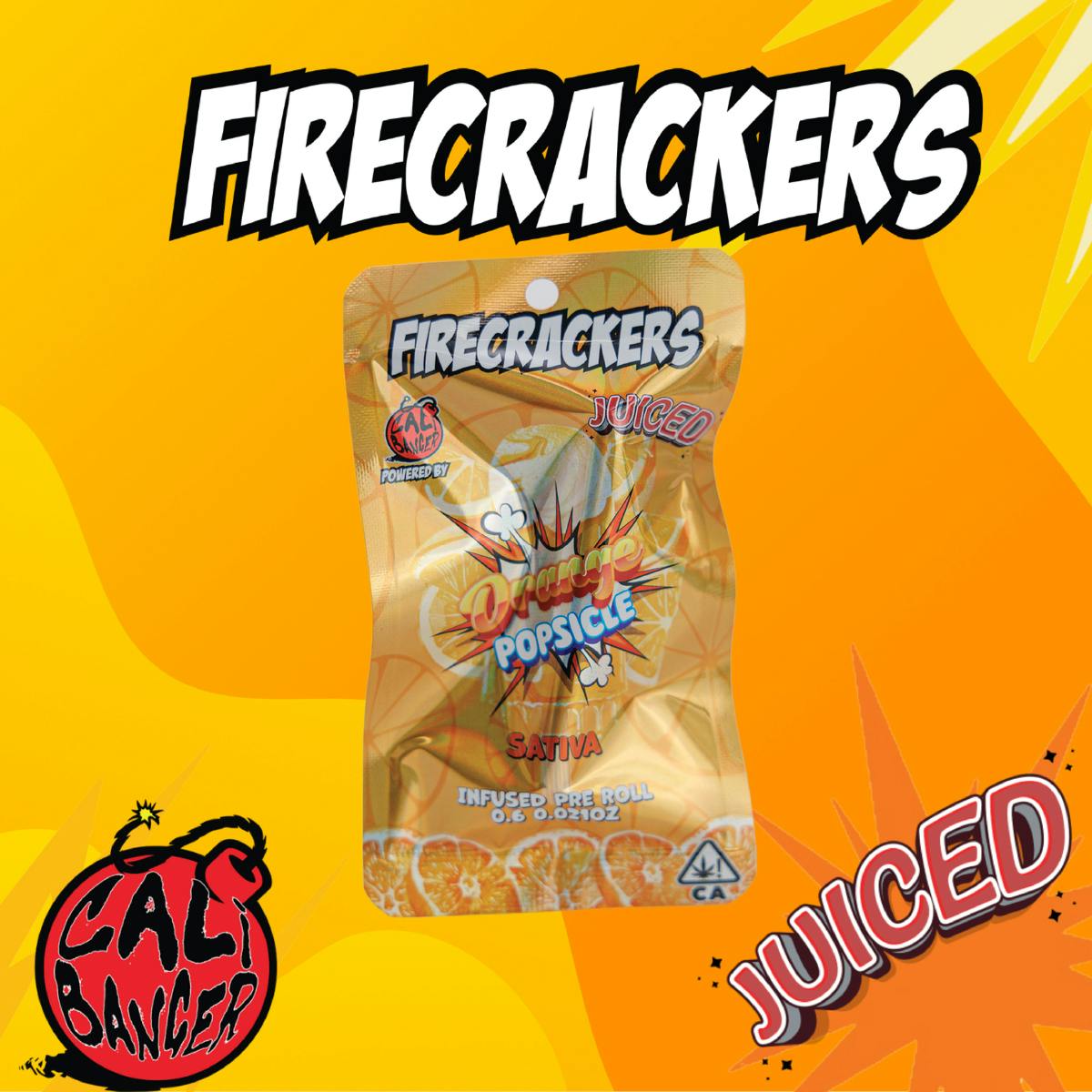 Juiced Infused Pre Roll Orange Popsicle 0.6