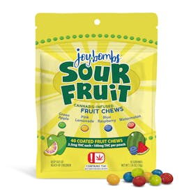 Joy Bombs Sour Fruit - 100mg THC (40pk / 2.5mg THC ea)