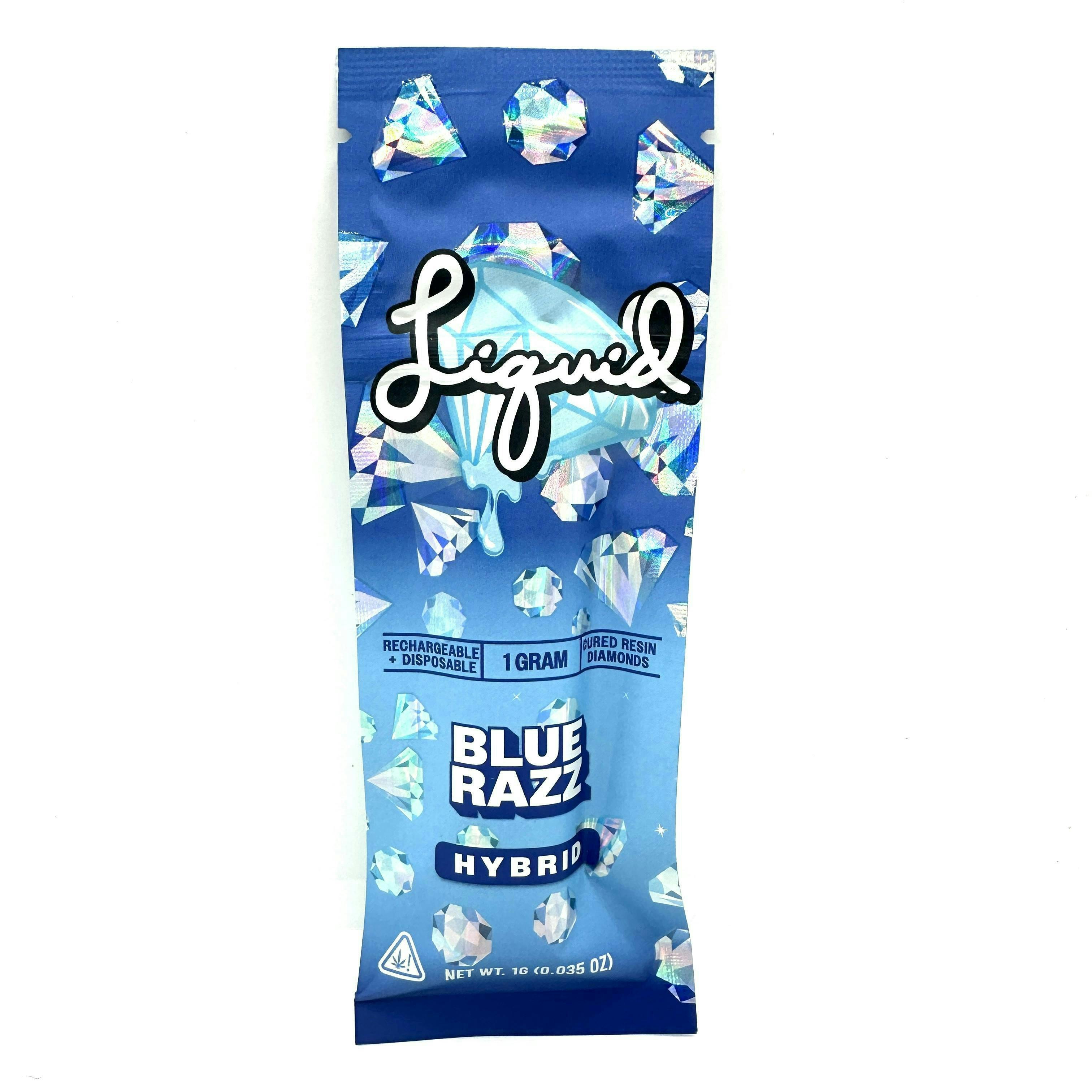 Blue Razz | 1g Cured Resin Diamond Disposable | Liquid - Coastal Remedies