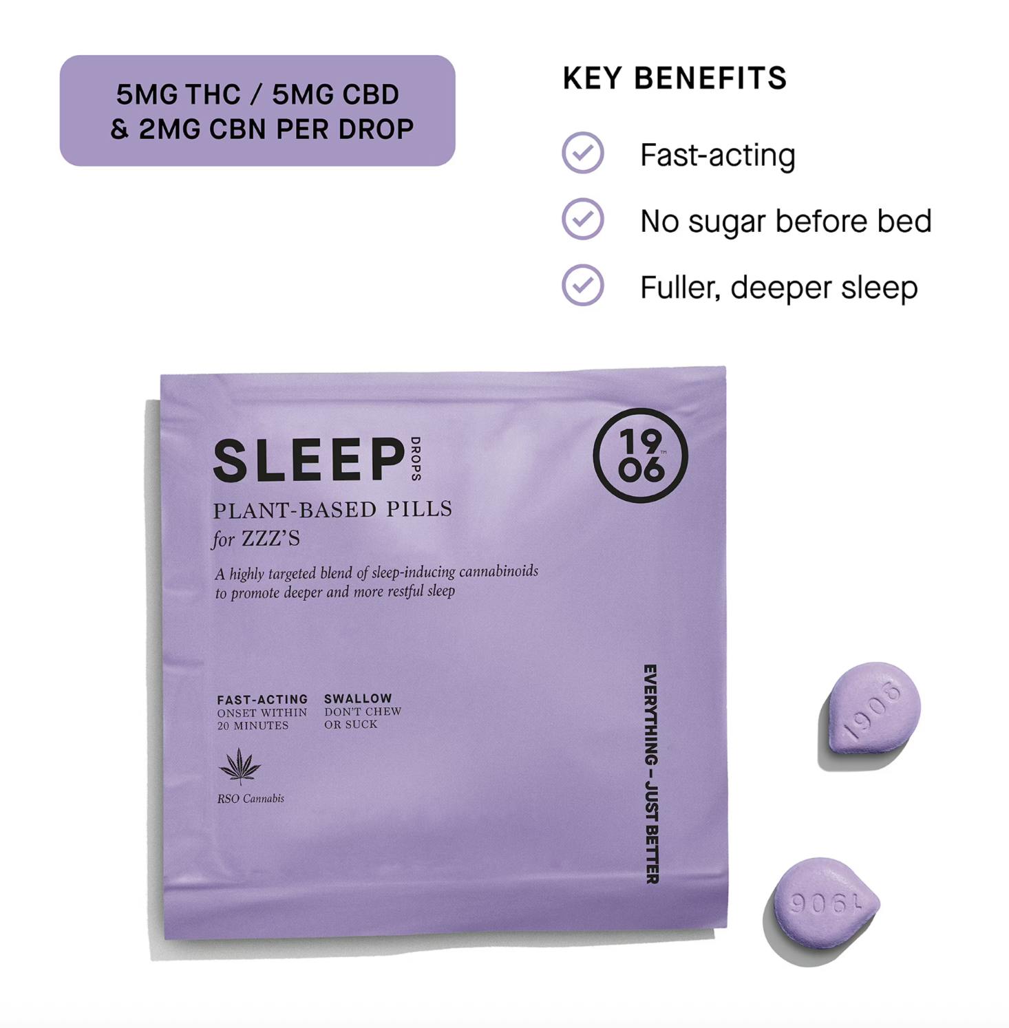Tablets 10mg (2 x 5mg) Sleep CBD CBN (Indica)