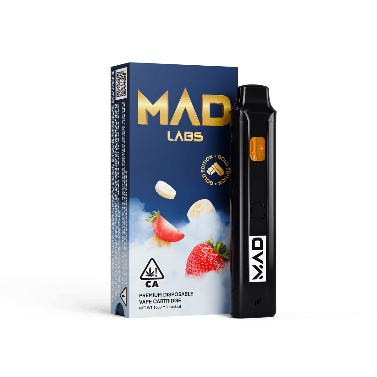Mad Labs - Strawberry Banana - All-in-One Gold Edition 1G