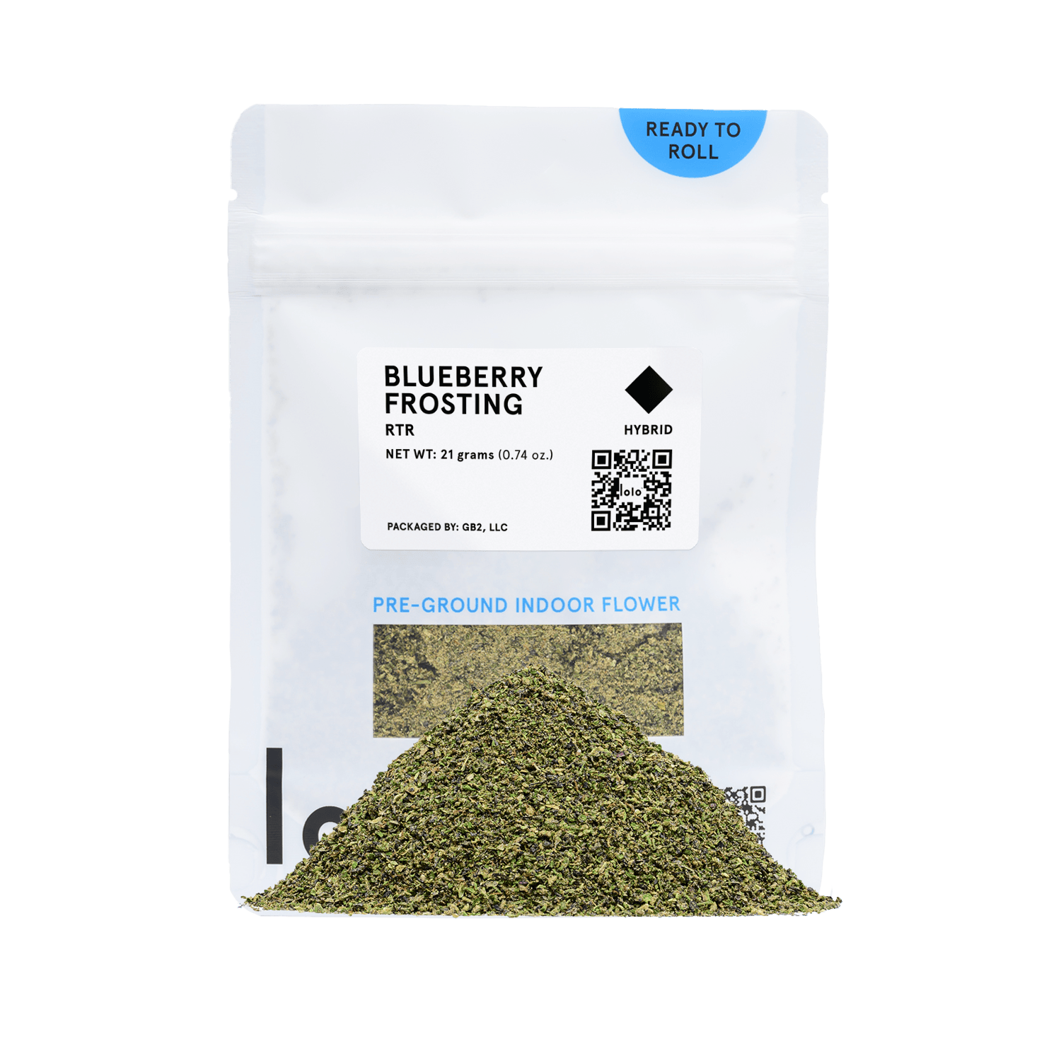 Blueberry Frosting | Indoor Ready To Roll | 21g by lolo