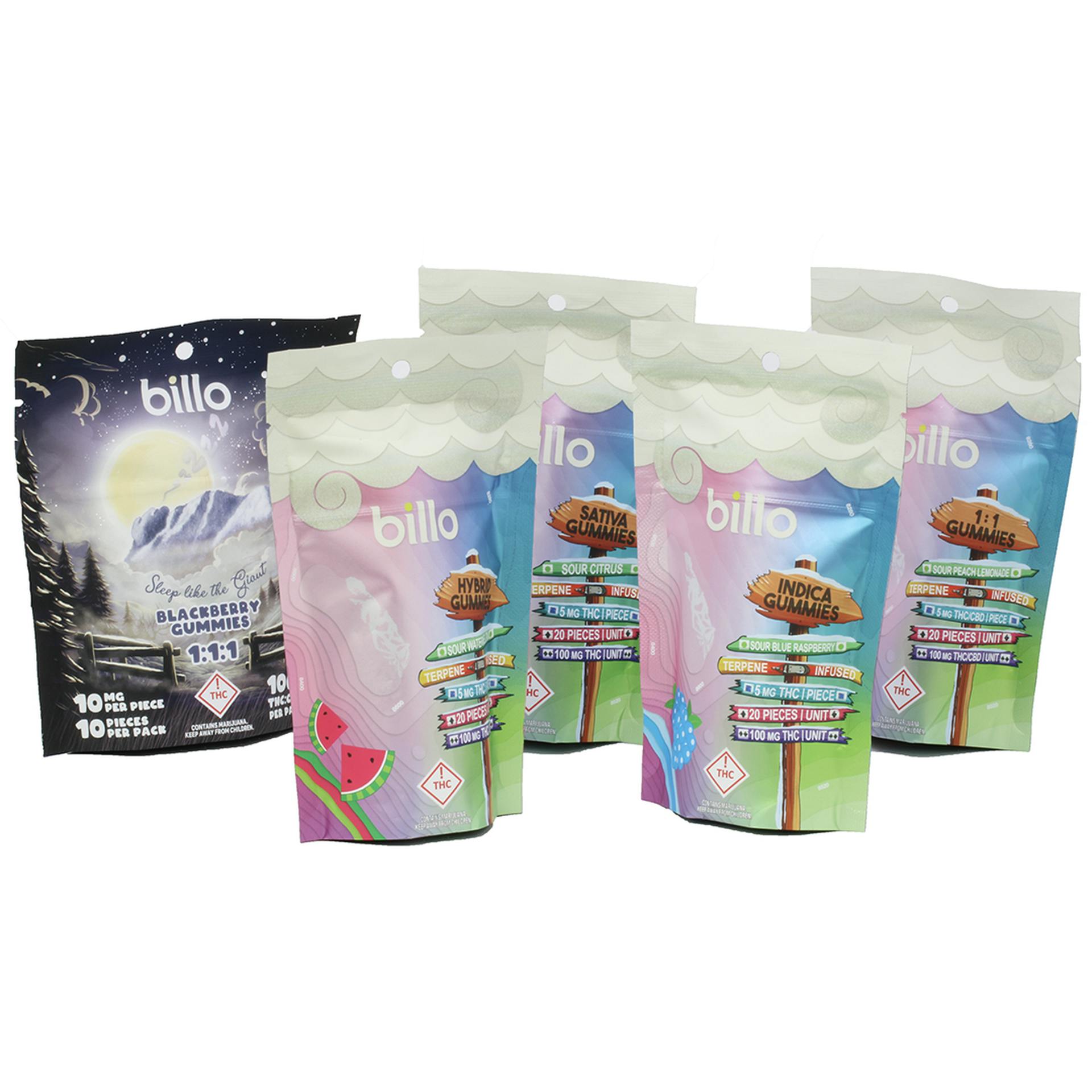 Billo | Blue Raspberry | Gummy | 20pk