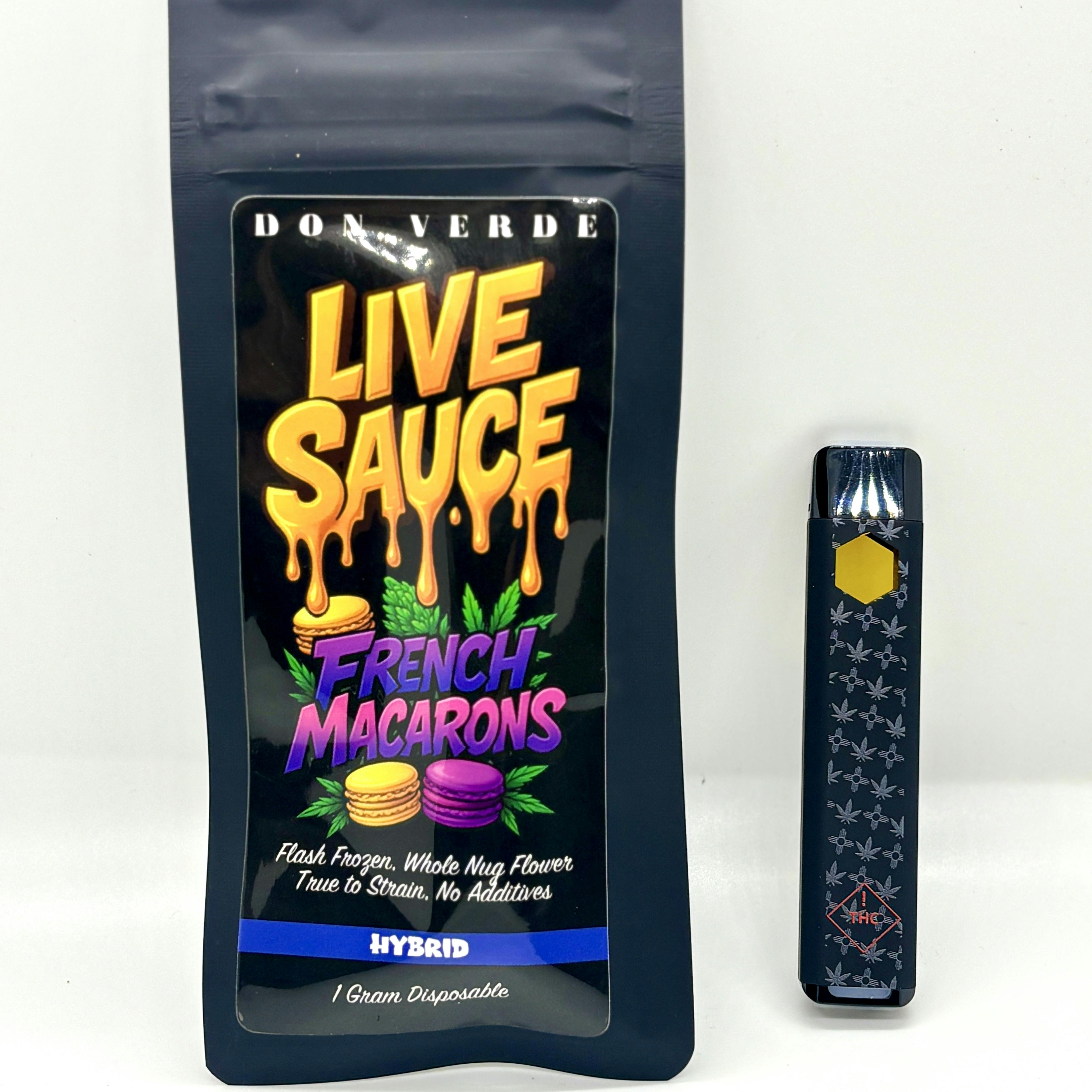 Sauce Disposable French Macarons Indica