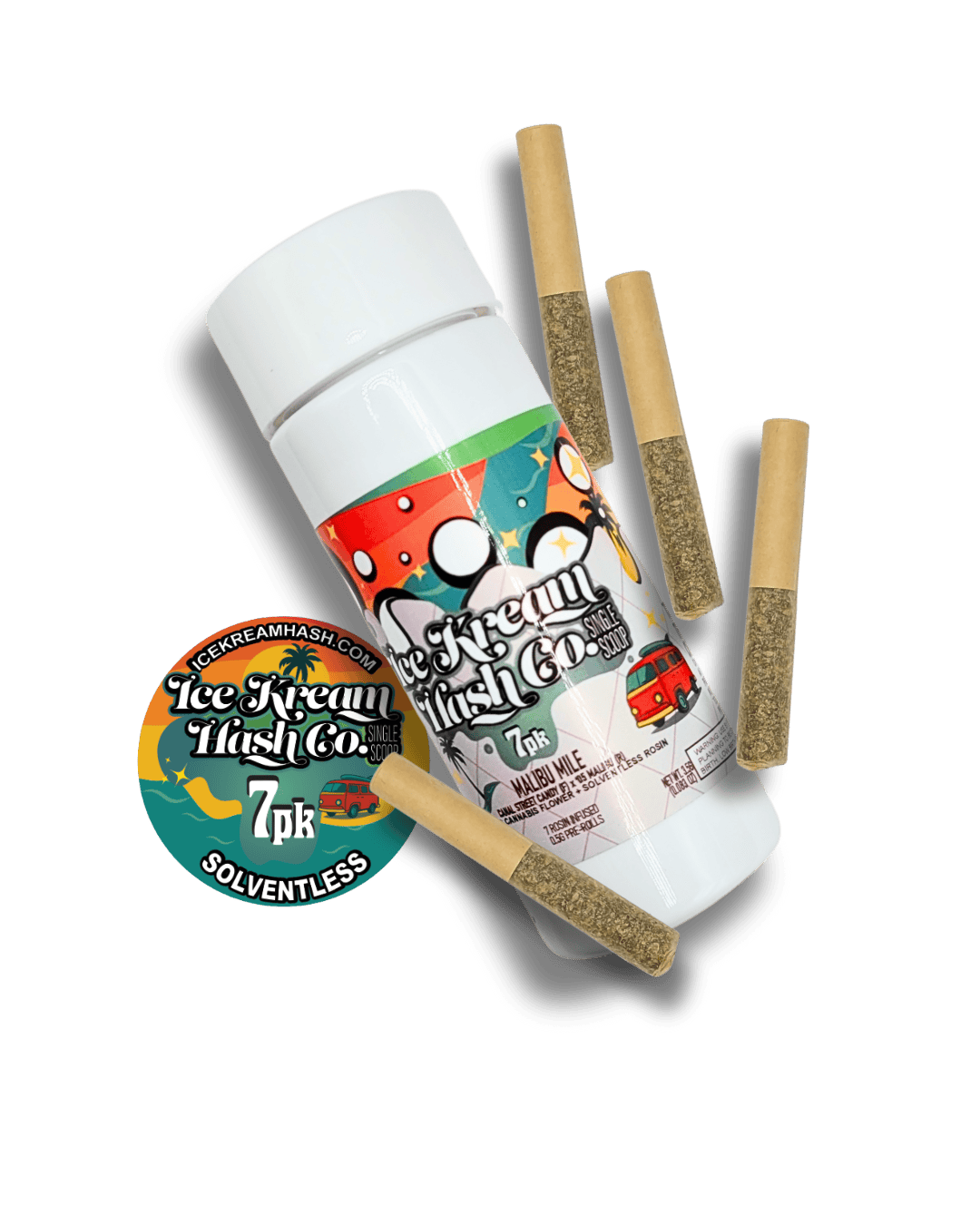 Malibu Mile | Rosin Infused Minis | 0.5g each | 7pk