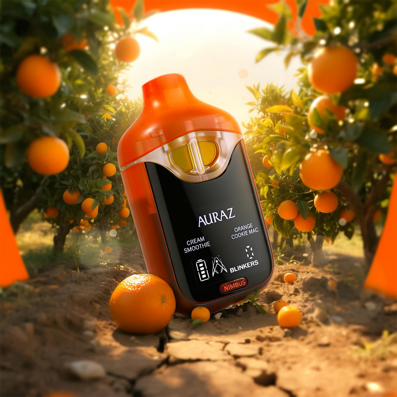 Orange Cookie MAC & Cream Smoothie | Liquid Diamond Dual Tank | 2g by Auraz