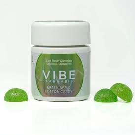 VIBE CANNA | Gummies - Green Apple Cotton Candy