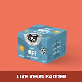 Sour Diesel (Sativa) Live Resin Badder 1g