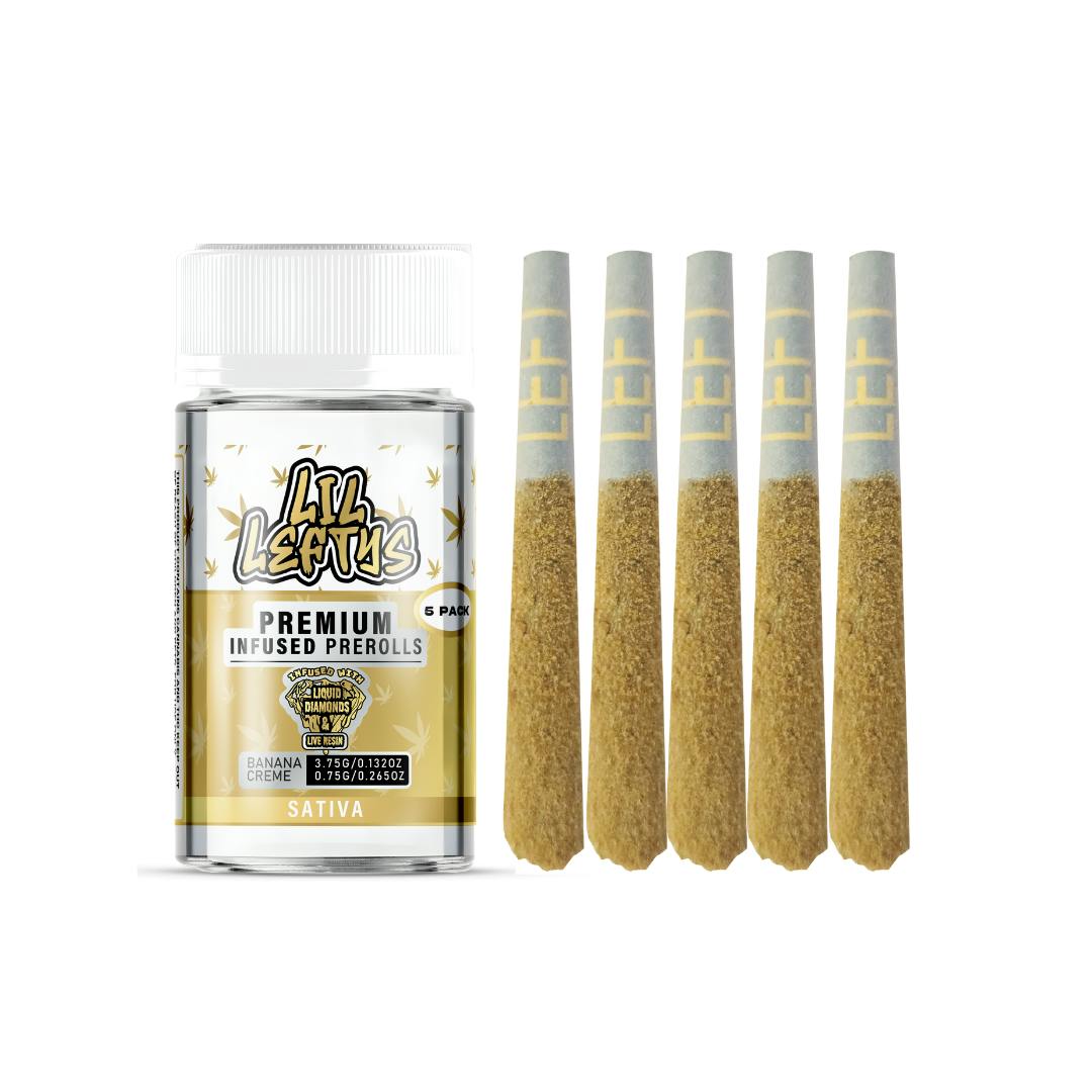 Lefty Infused Prerolls Banana Cream