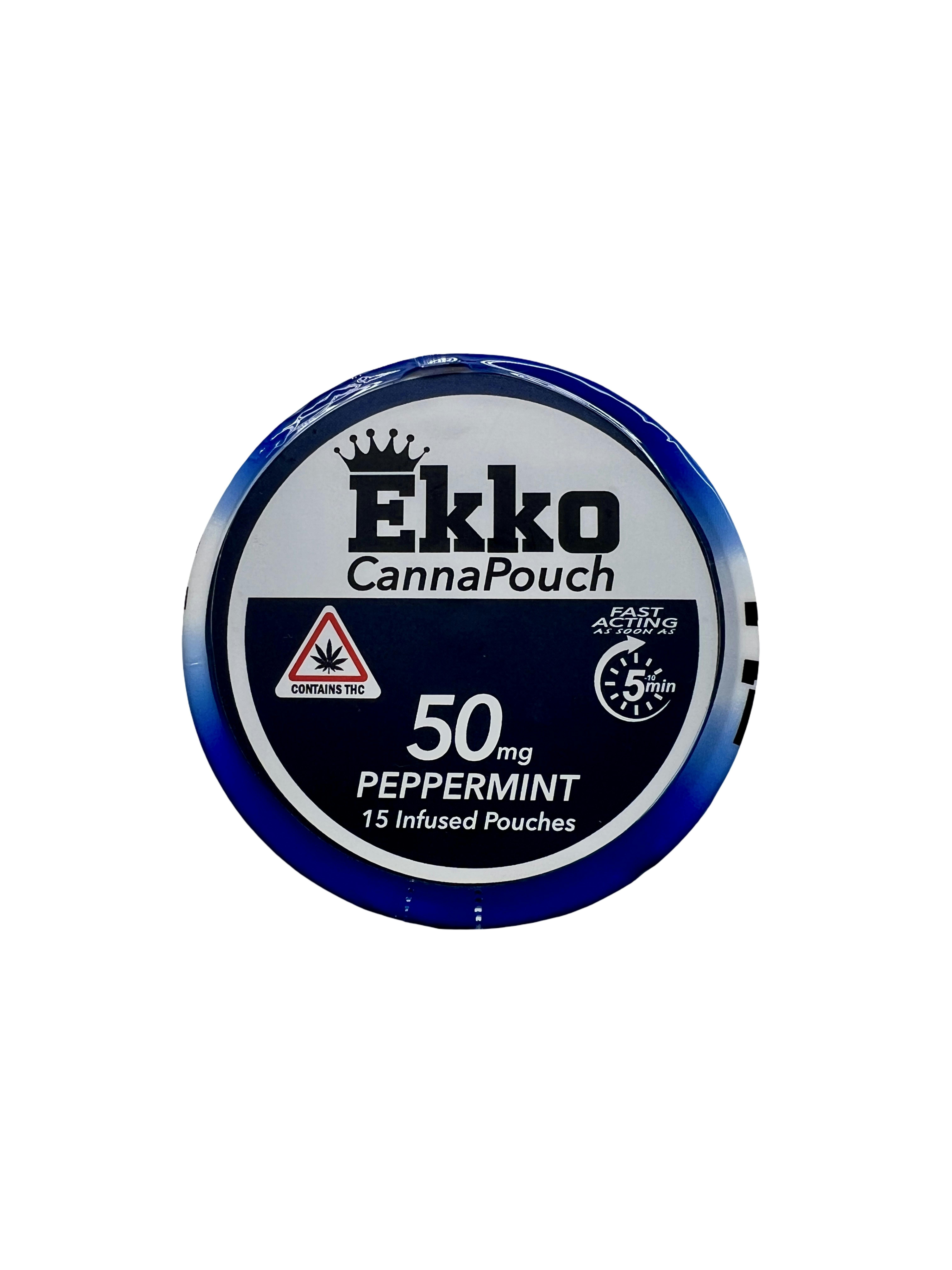 750mg/50mg Peppermint Canna Pouch Tin - Ekko by Indico