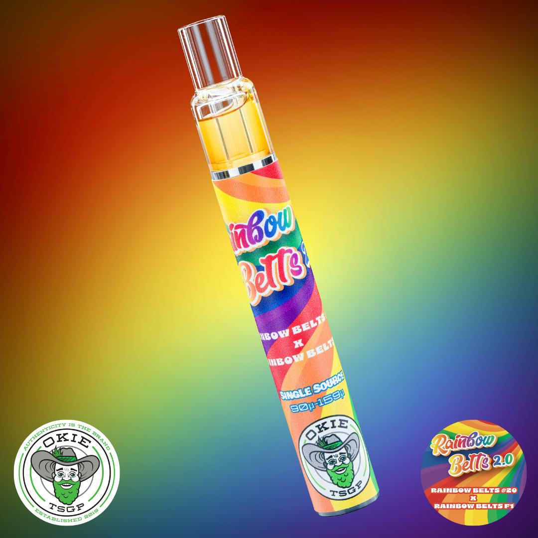 Rainbow Belts 2.0 - 90µ-159µ - 0.5g Disposable Live Rosin Cart