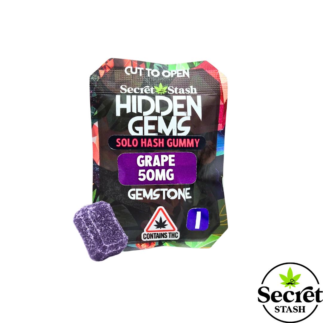 Secret Stash | Hidden Gems | Solo | Hash | Grape | Indica | 50mg by Secret Stash
