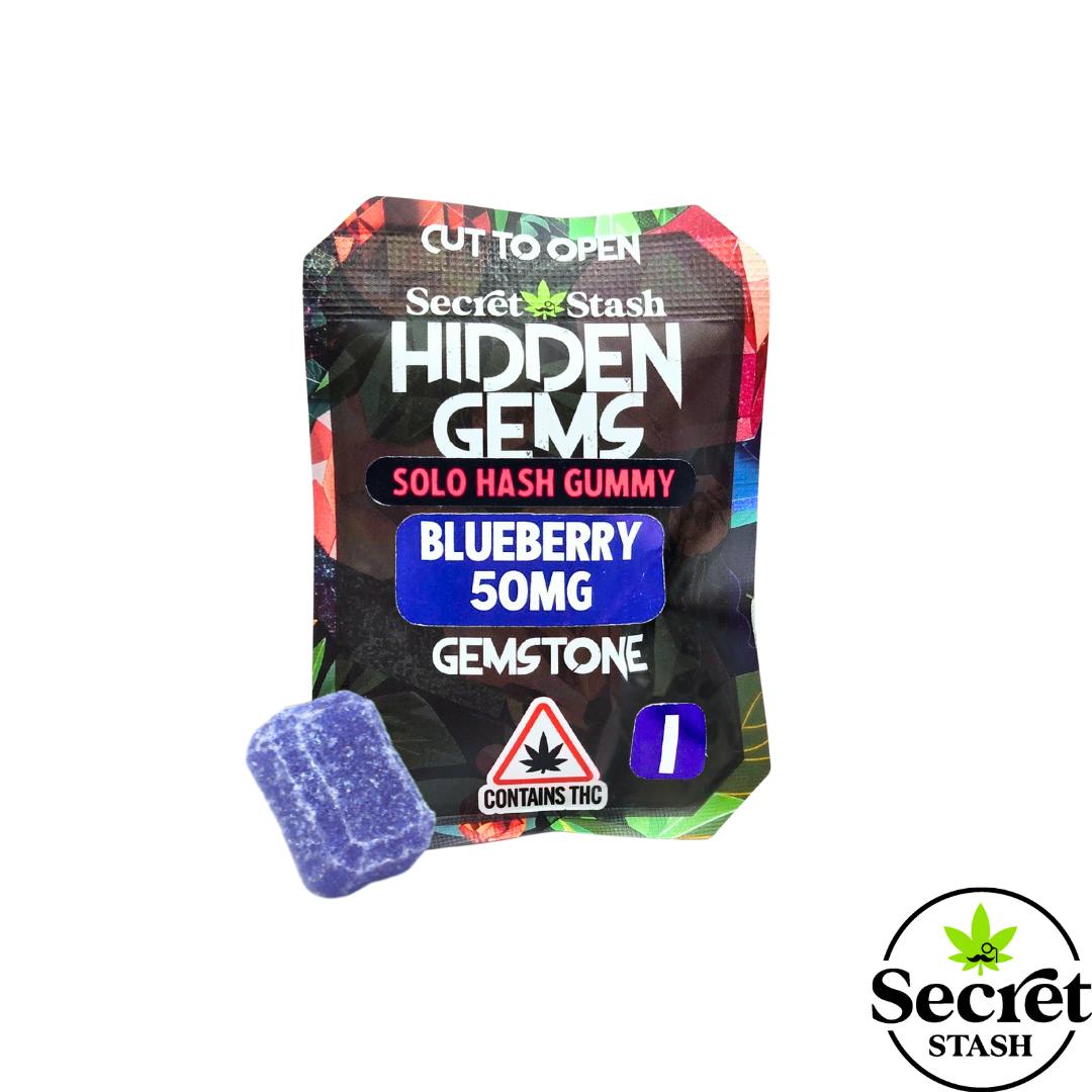 Secret Stash | Hidden Gems | Solo | Hash | Blueberry | Indica | 50mg by Secret Stash