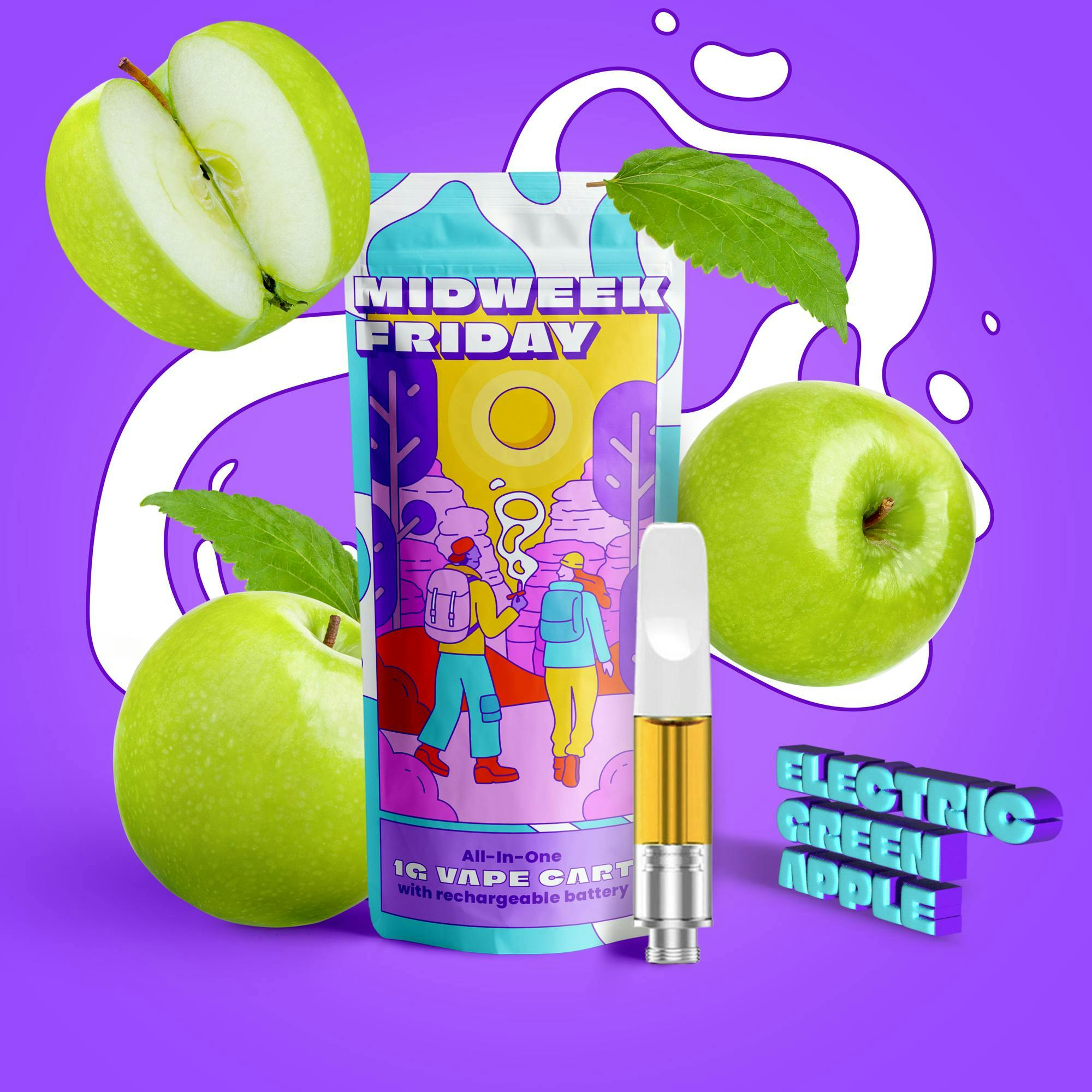Electric Green Apple Cartridge | 1g