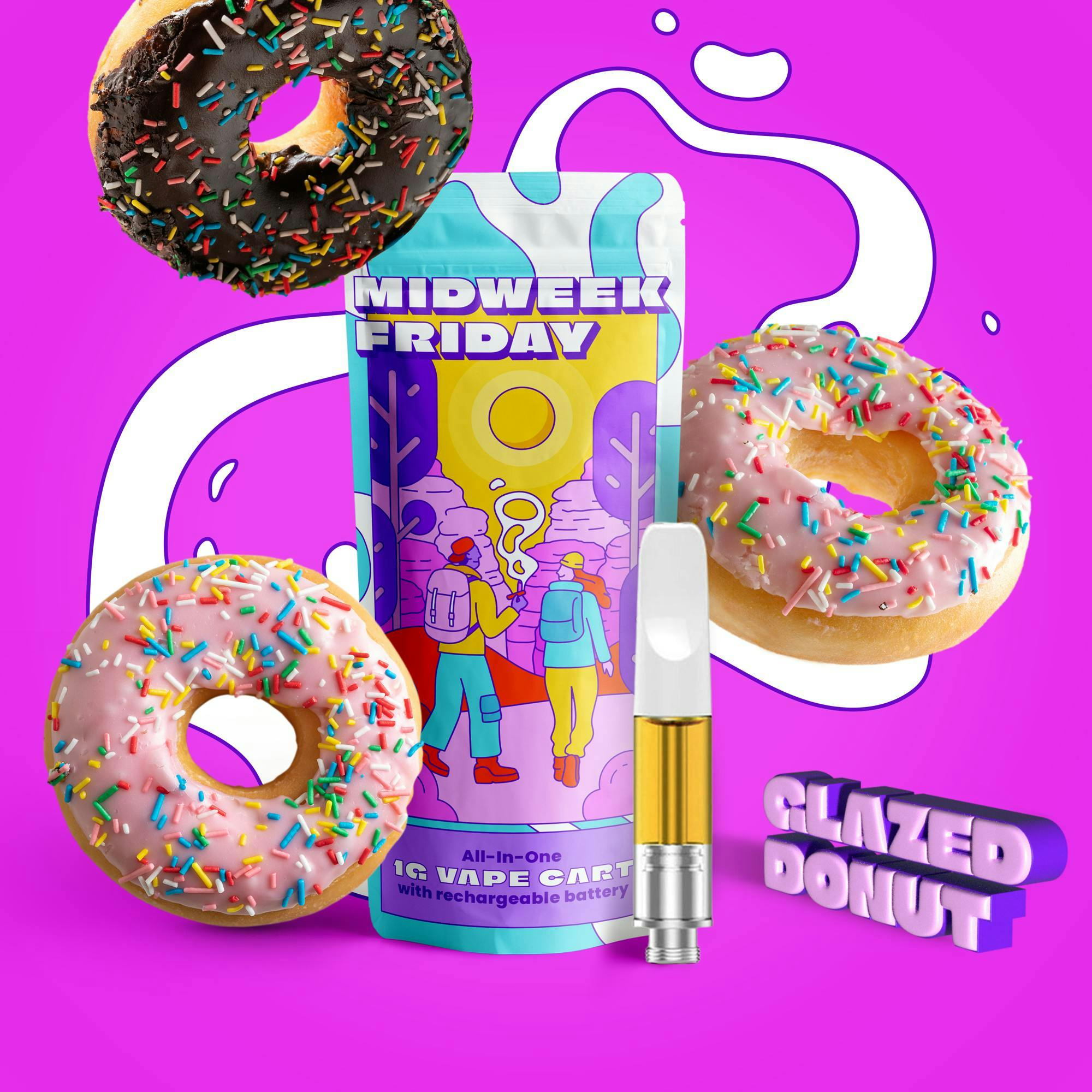 Glazed Donut Cartridge | 1g