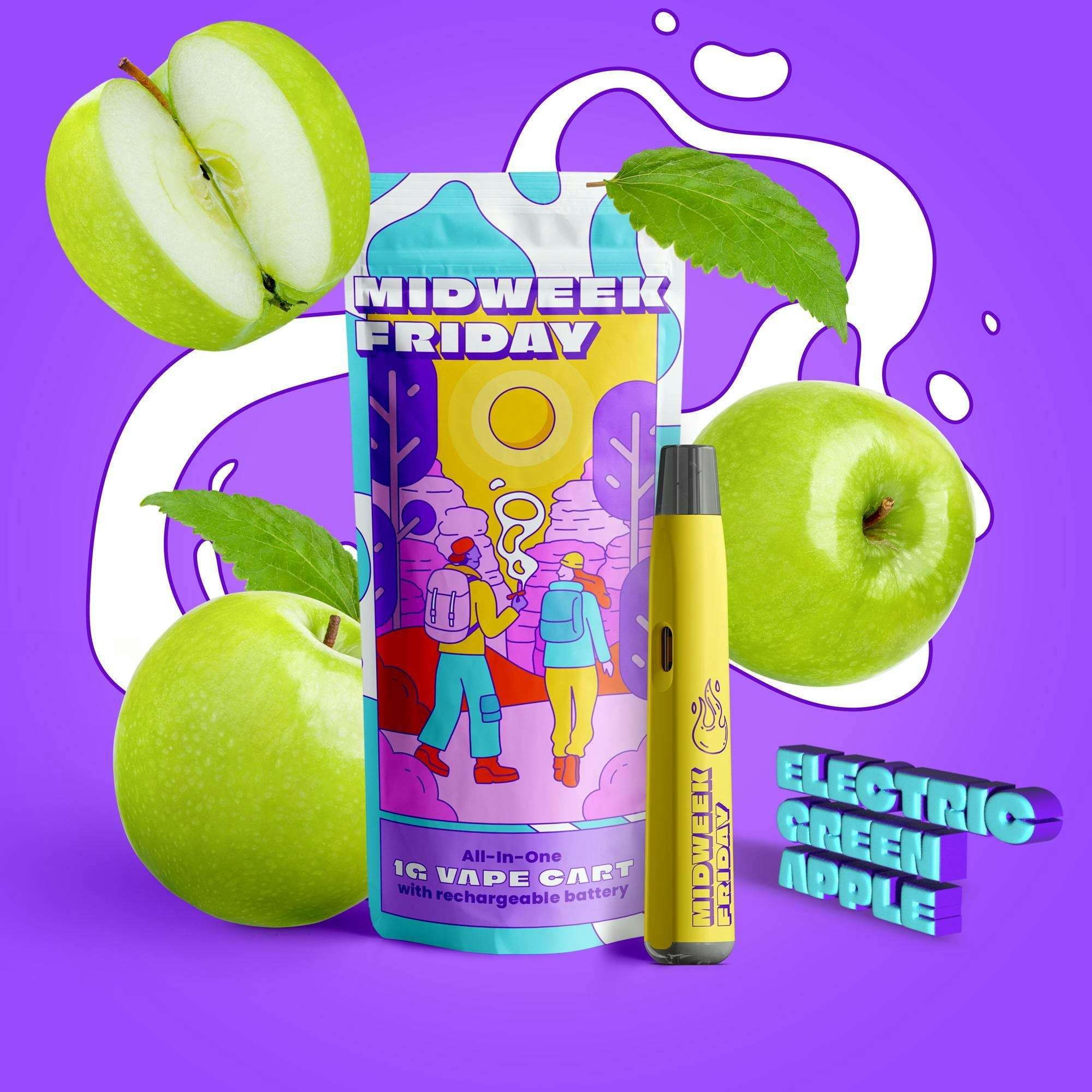 Electric Green Apple AIO | 1g