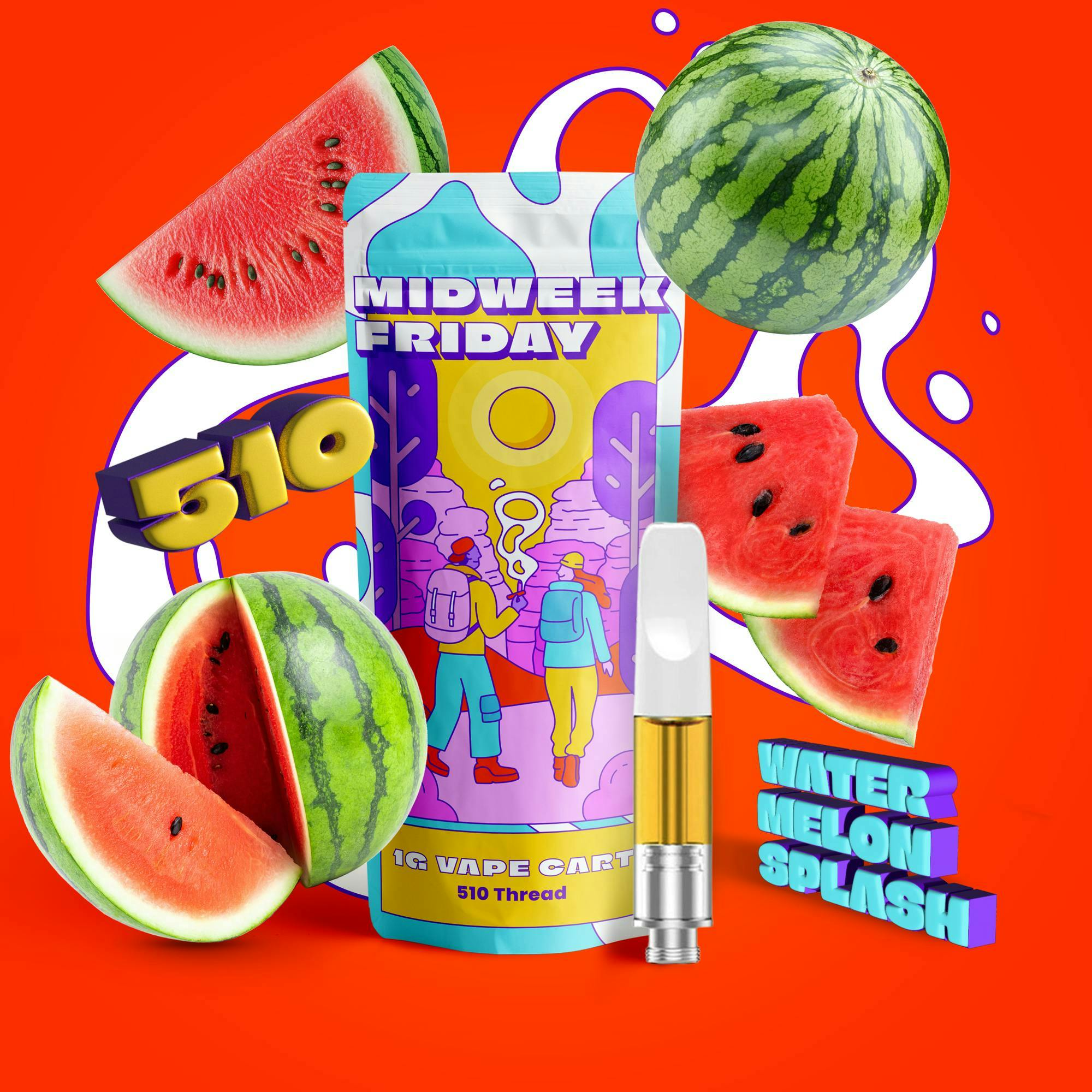 Watermelon Splash Cartridge | 1g