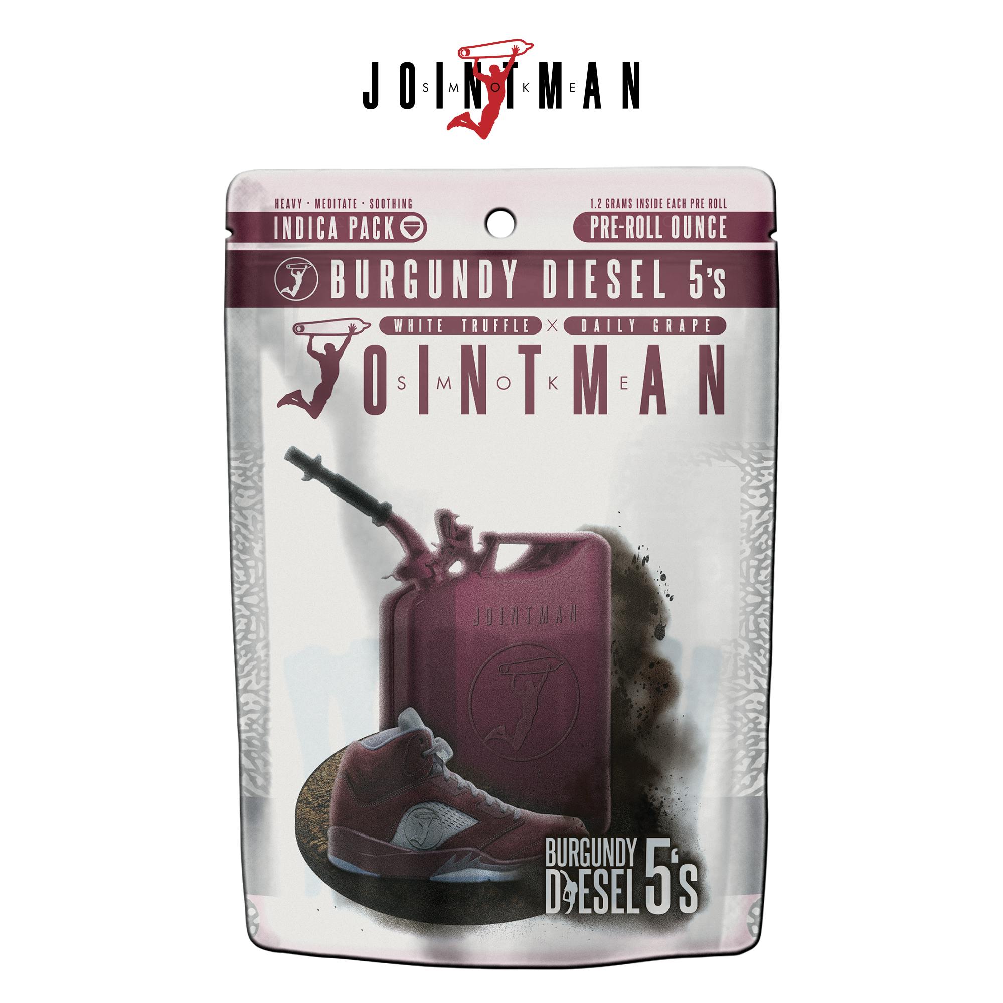 Burgundy Diesel 5's | Joints | 1.2g each | 23pk