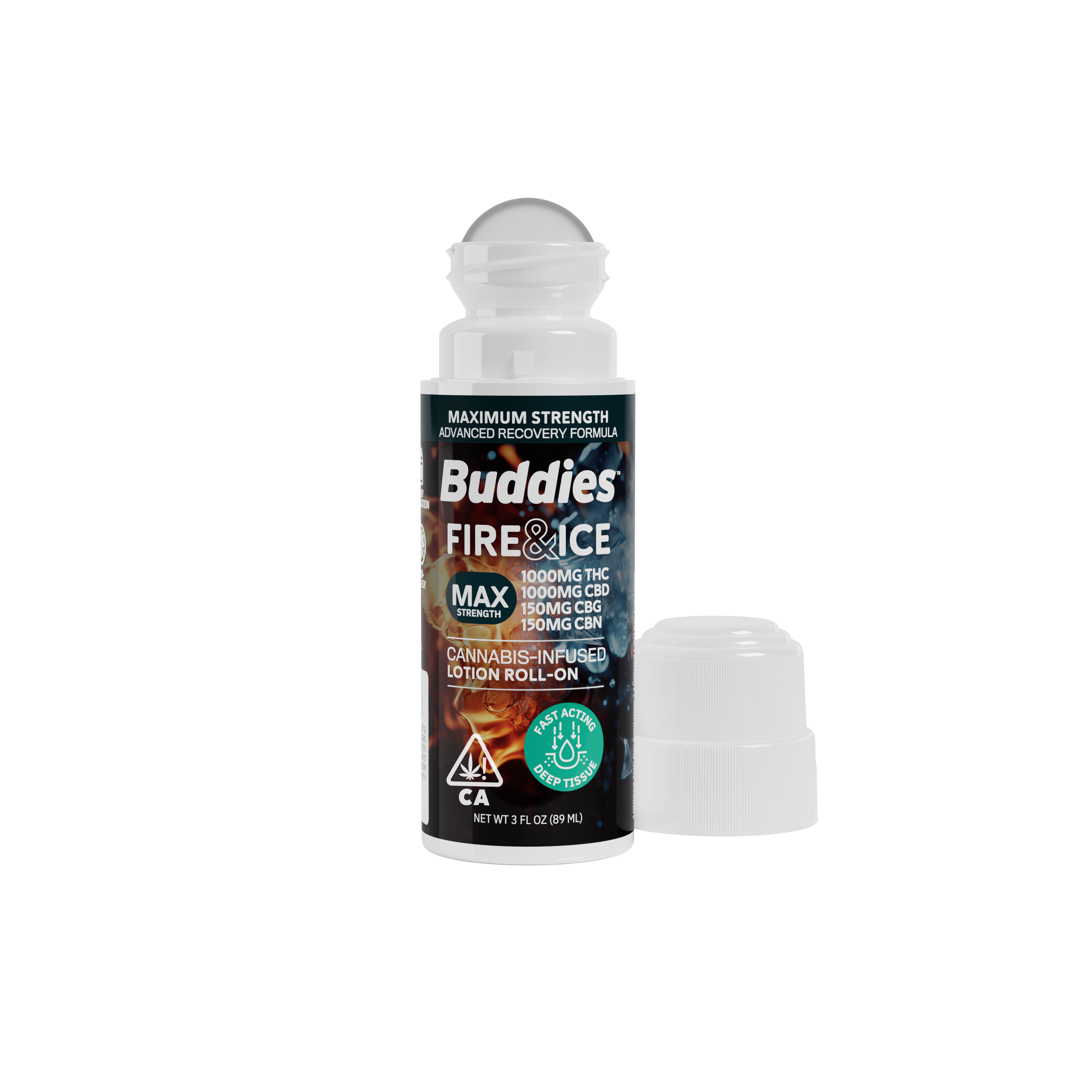 20:20:1:1 Fire & Ice Max | Balms | THC:CBD:CBG:CBN 1000mg:1000mg:50mg:50mg