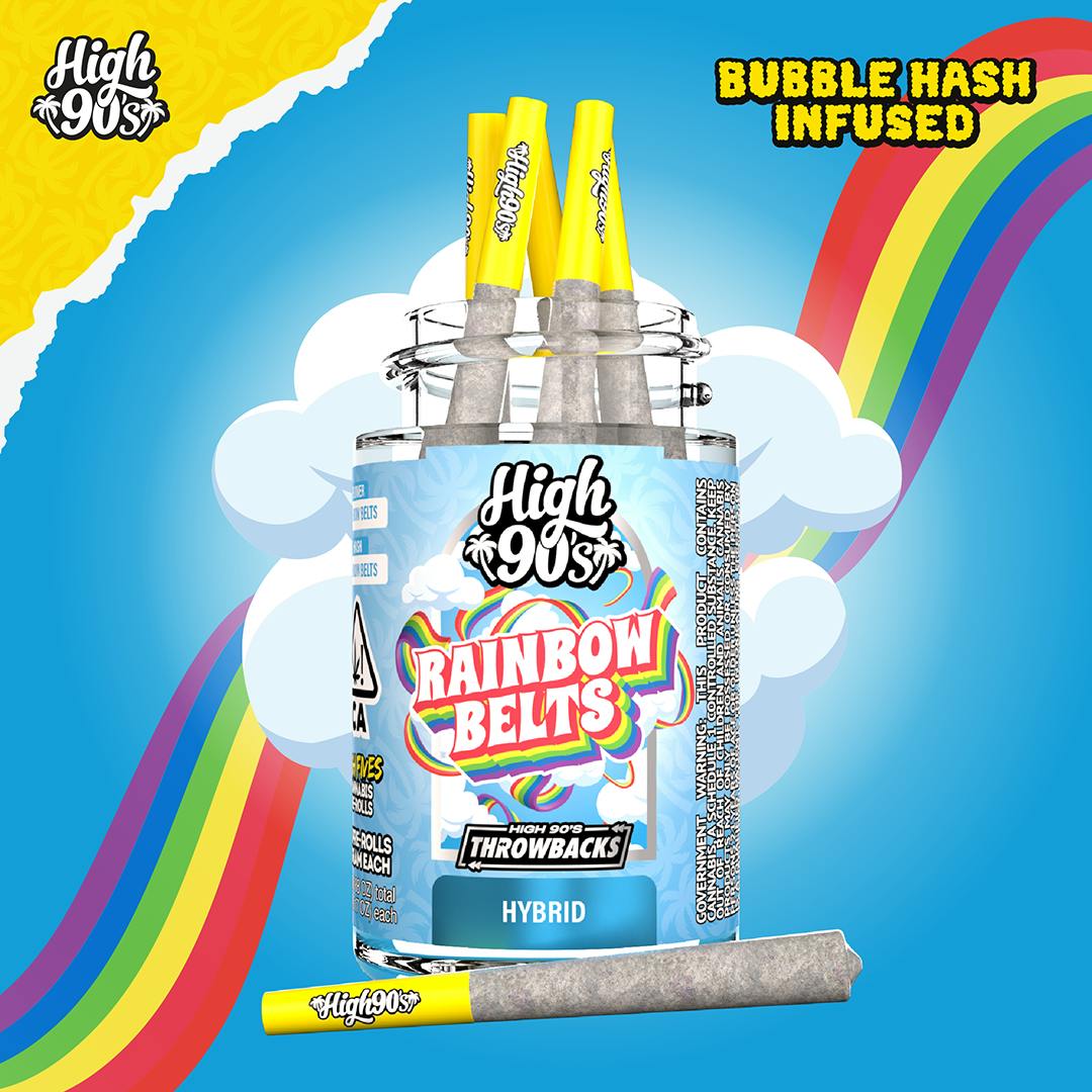 HIGH 90s — Rainbow Belts