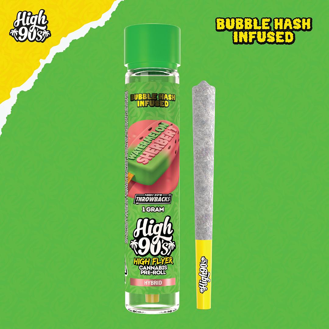 Watermelon Sherbert Flyer Bubble Hash