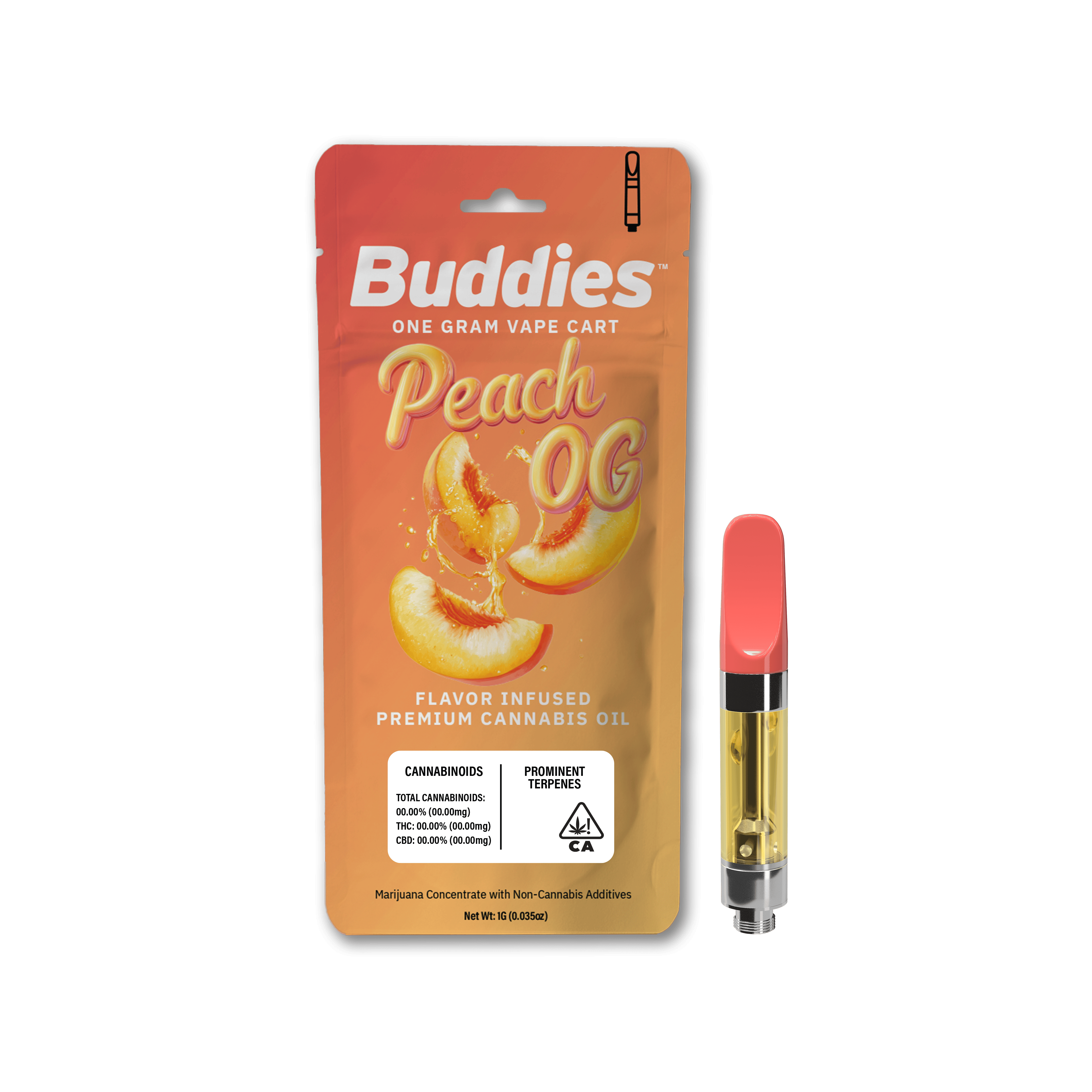Buddies Brand: Peach OG