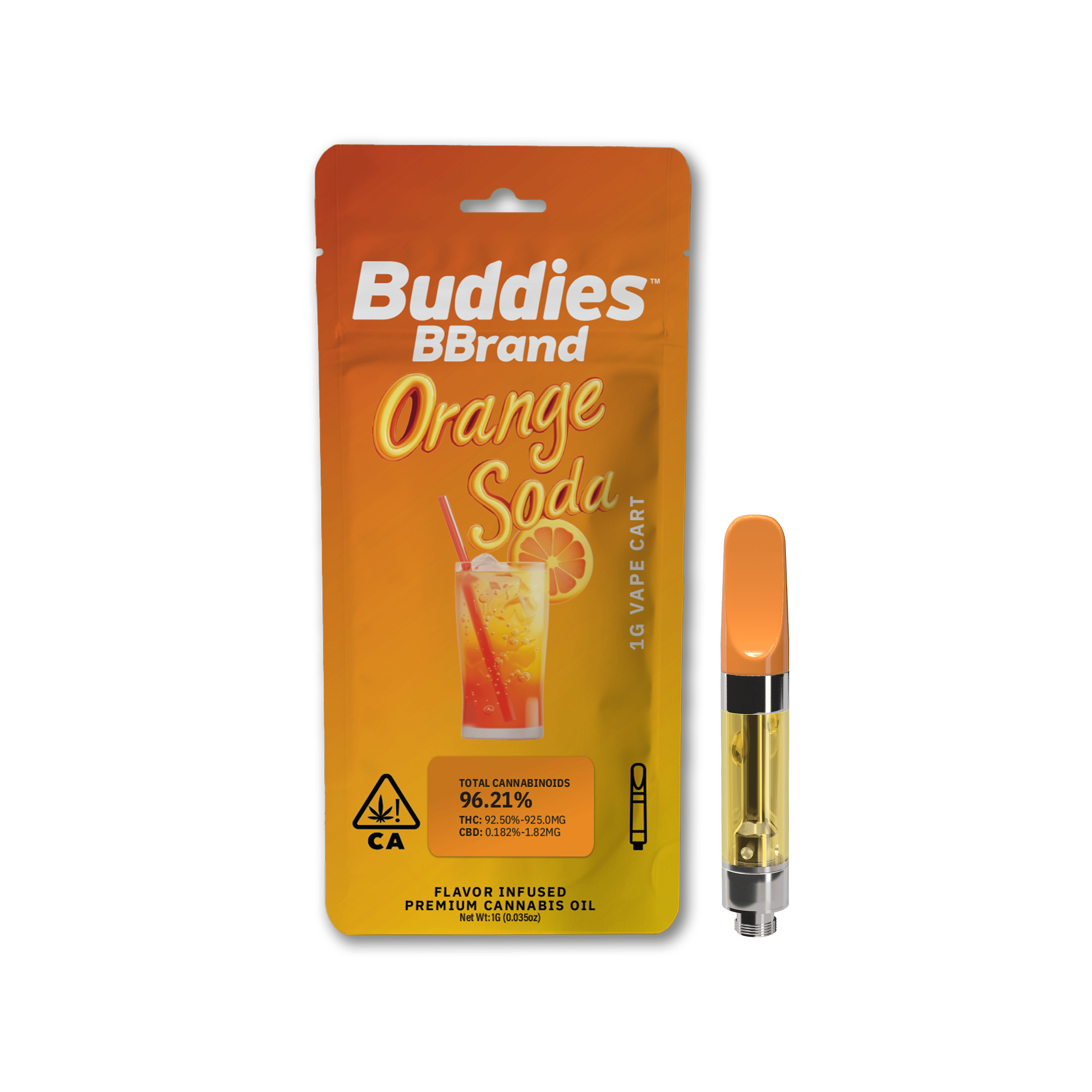 BBrand | 1g Vape Cartridge | Orange Soda