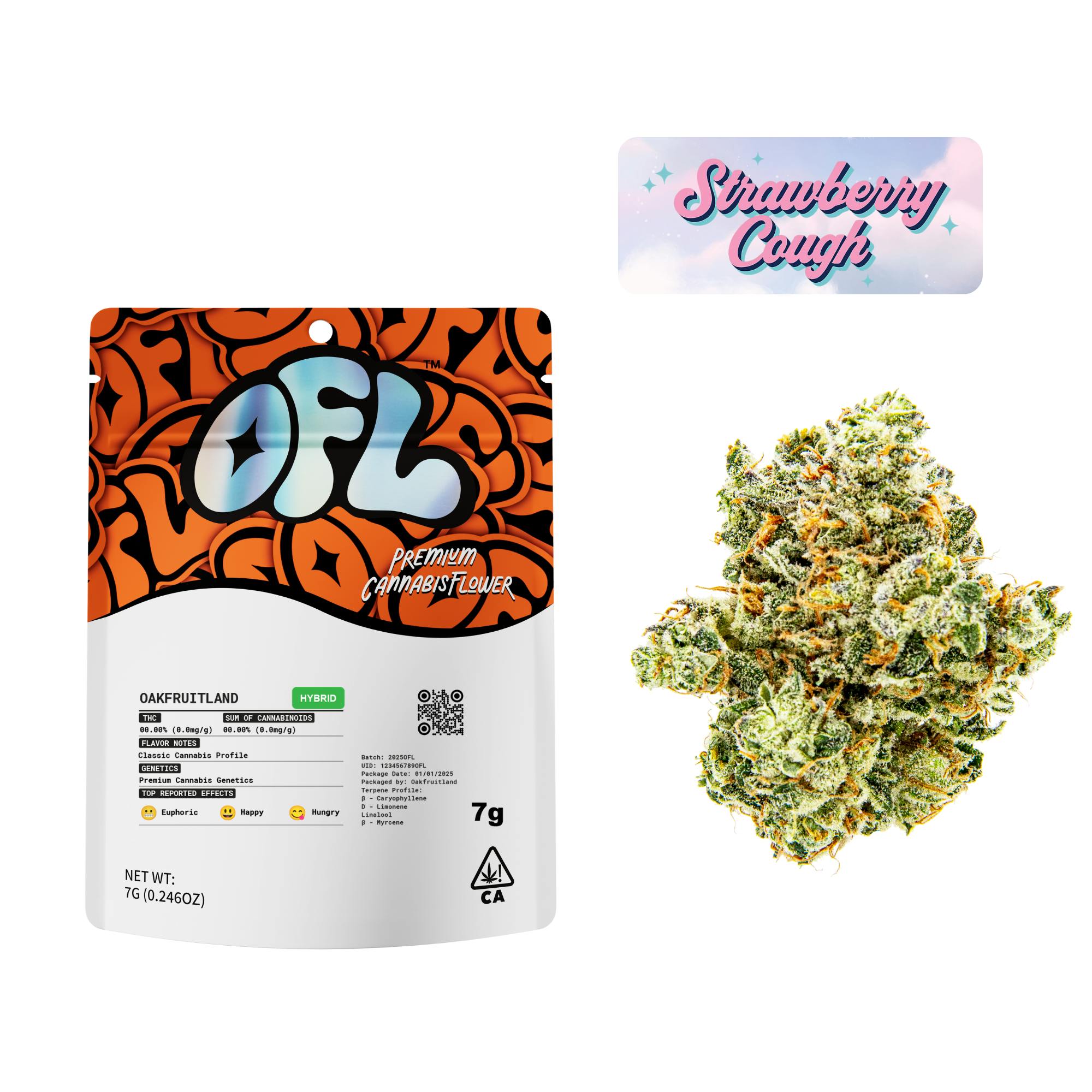 Strawberry Cough Premium Flower 7g - Oakfruitland (OFL)
