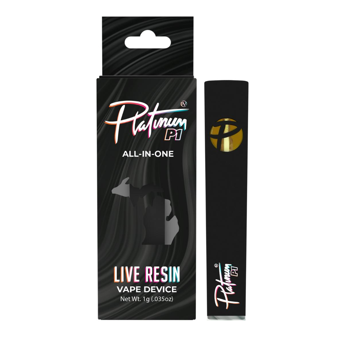 P1 Live Resin AIO - Super Glue 1G - Hybrid - Platinum Vape