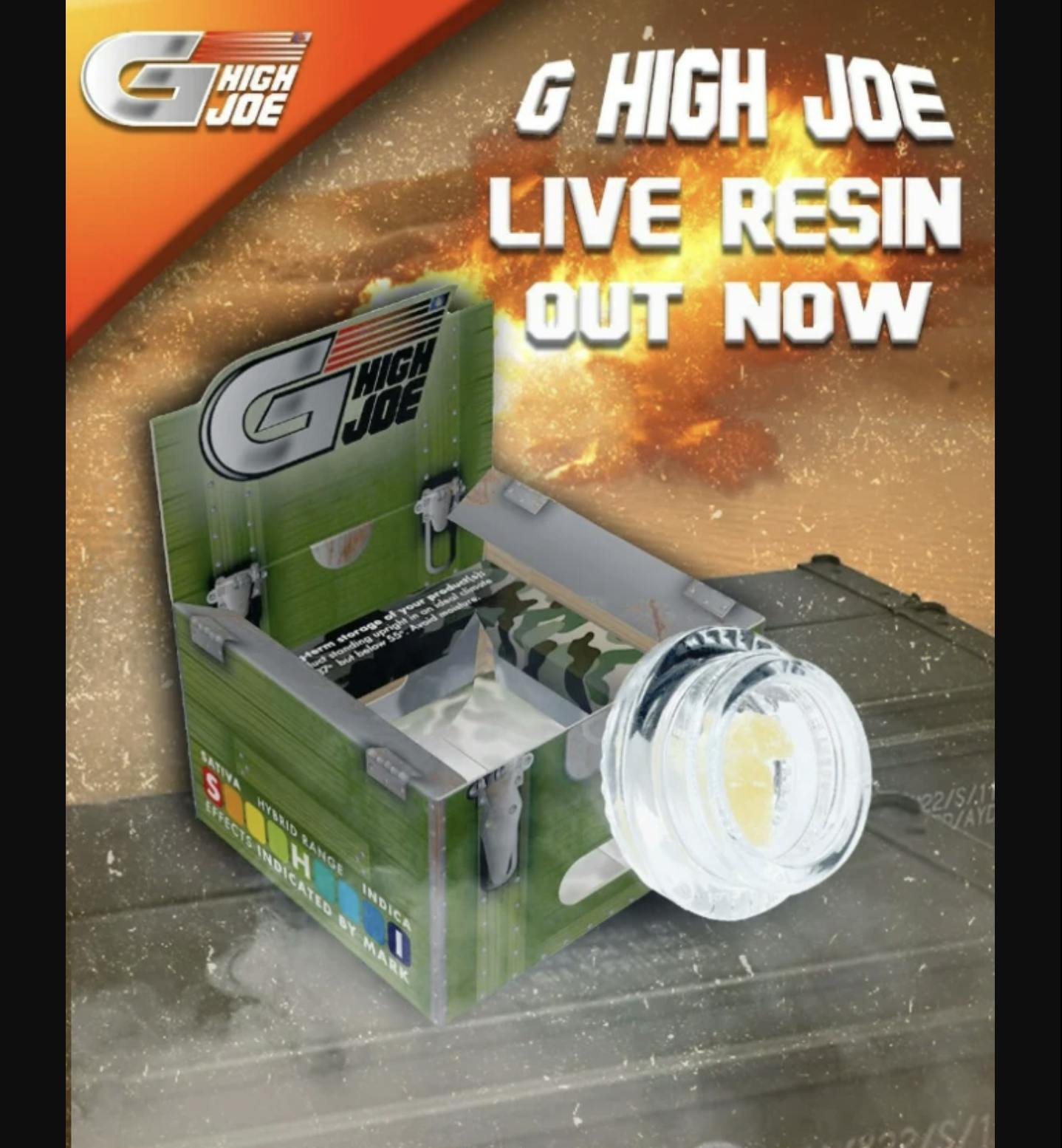 G High Joe - 1g Live Resin - Cutthroat Candy