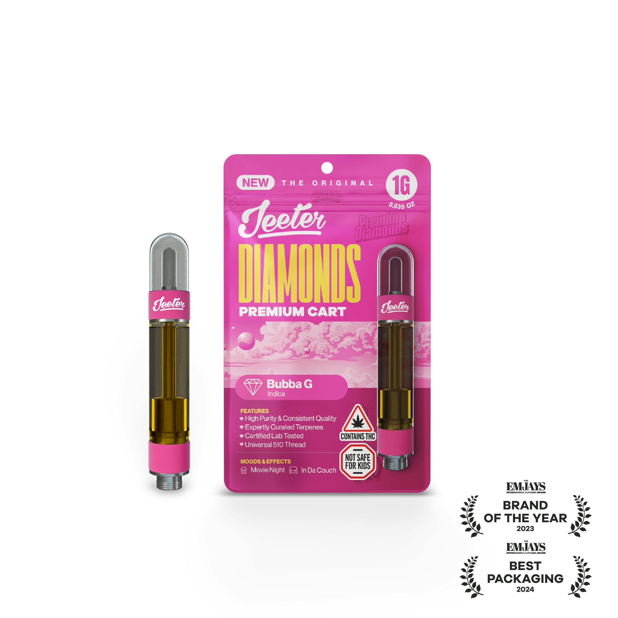 Jeeter Diamonds Premium Cart | Bubba G by Jeeter