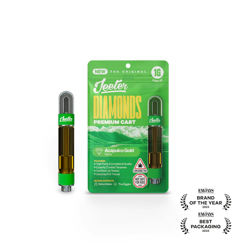 Jeeter Acapulco Gold · Premium Diamonds Cartridge · 1g, Cartridges