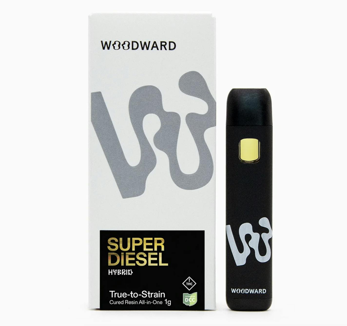 Woodward | Super Diesel | AIO Vapes | 1G by Woodward Fine Cannabis